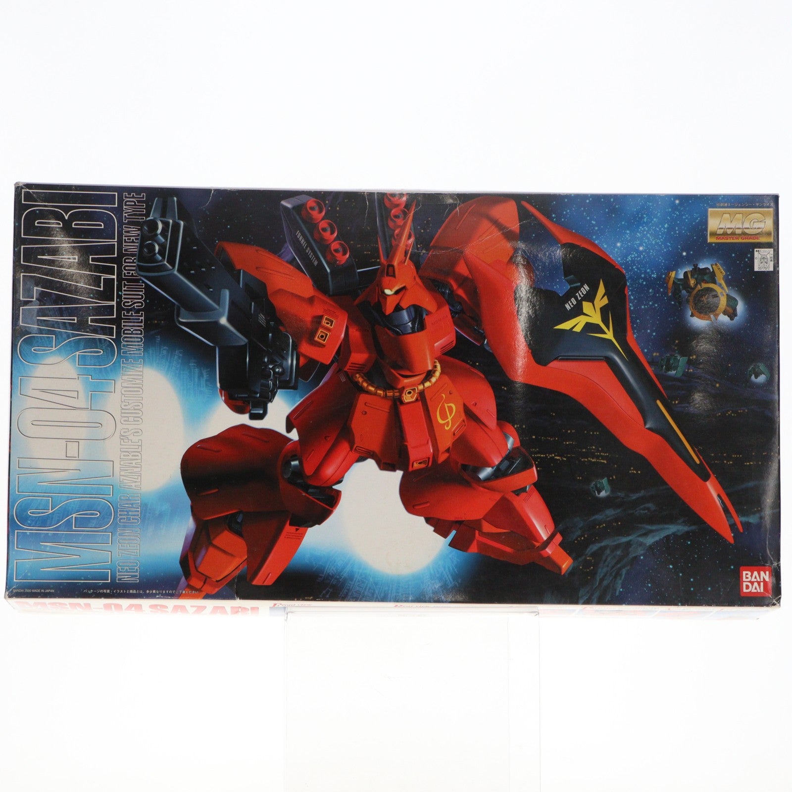 【中古即納】[PTM] MG 1/100 MSN-04 サザビー 機動戦士ガンダム 逆襲のシャア プラモデル(0077072) バンダイ(20170802)