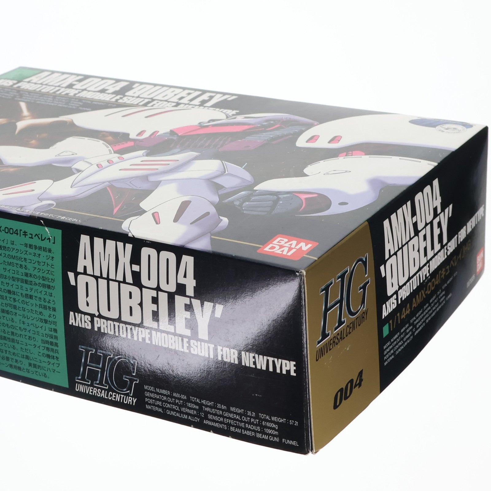 【中古即納】[PTM] HGUC 1/144 AMX-004 キュベレイ 機動戦士Zガンダム プラモデル バンダイ(20090831)
