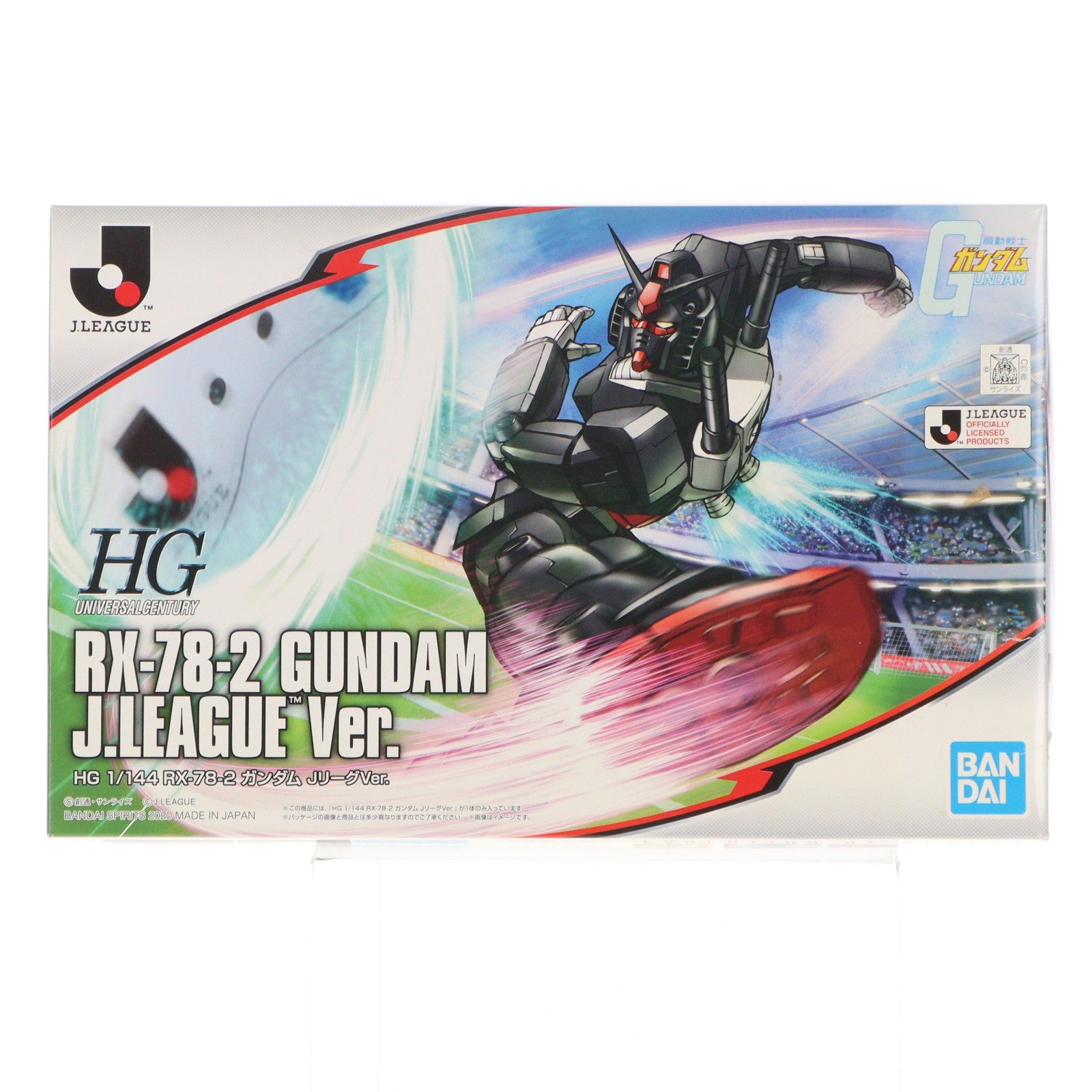 【中古即納】[PTM] HG 1/144 RX-78 ガンダム JリーグVer. 機動戦士ガンダム40周年記念 Jリーグコラボレーション 機動戦士ガンダム プラモデル(5060356) バンダイスピリッツ(20200301)