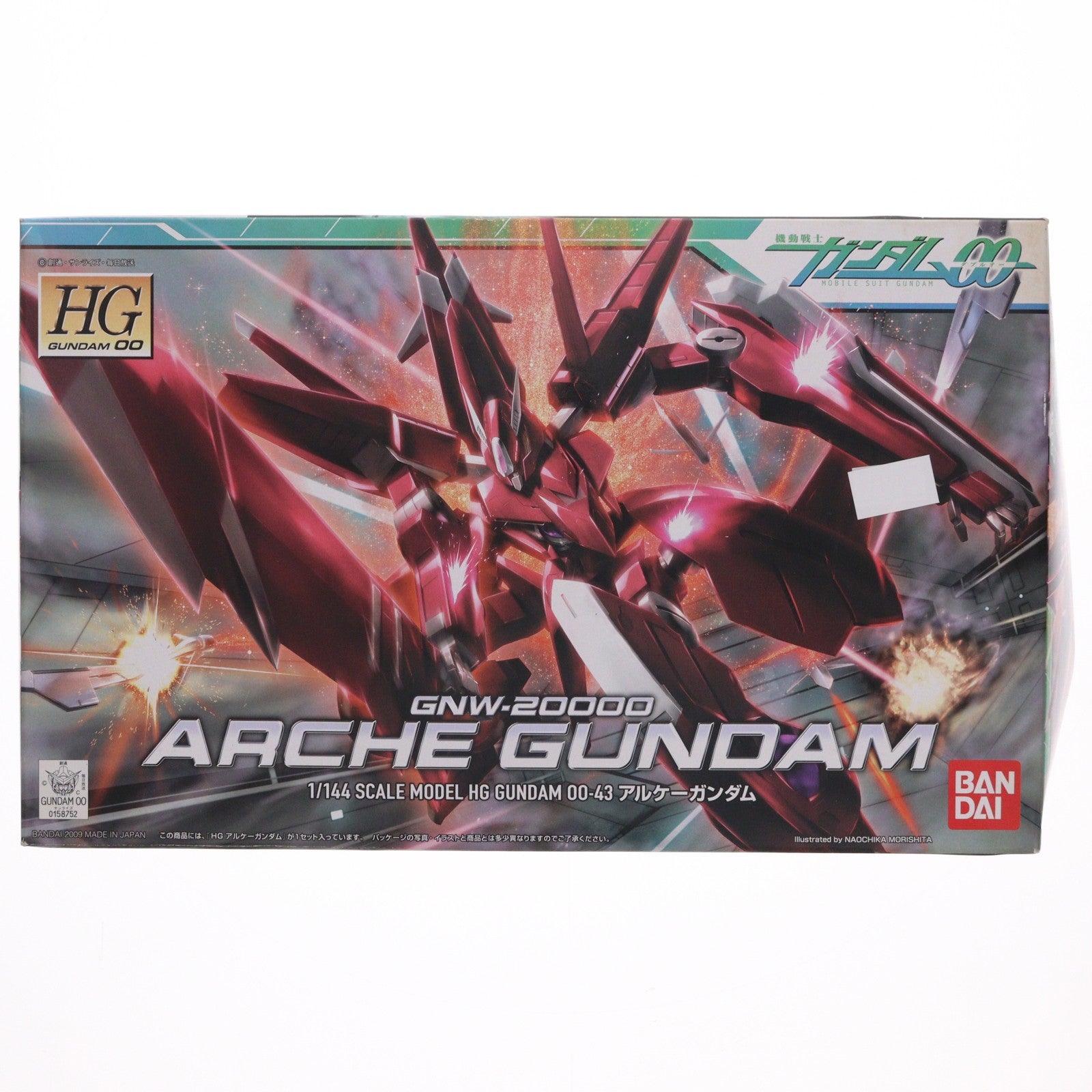 【中古即納】[PTM] HG 1/144 アルケーガンダム 機動戦士ガンダム00(ダブルオー) プラモデル バンダイ(20180525)