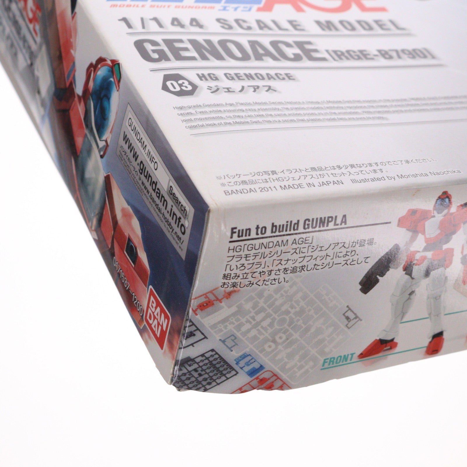 【中古即納】[PTM] HG 1/144 ジェノアス 機動戦士ガンダムAGE(エイジ) プラモデル バンダイ(20111022)