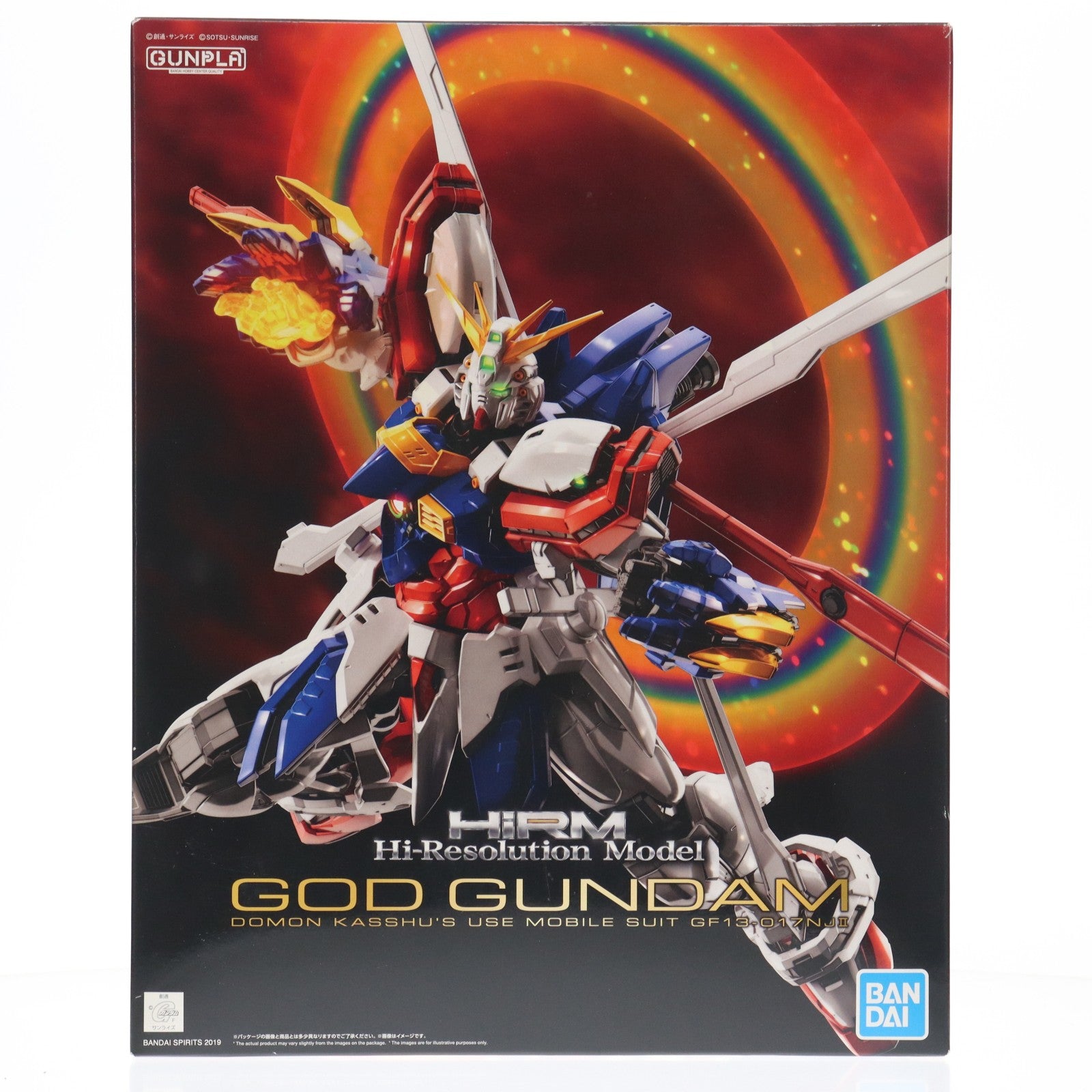 【中古即納】[PTM] ハイレゾリューションモデル 1/100 GF13-017NJII ゴッドガンダム 機動武闘伝Gガンダム プラモデル(5058206) バンダイスピリッツ(20191026)