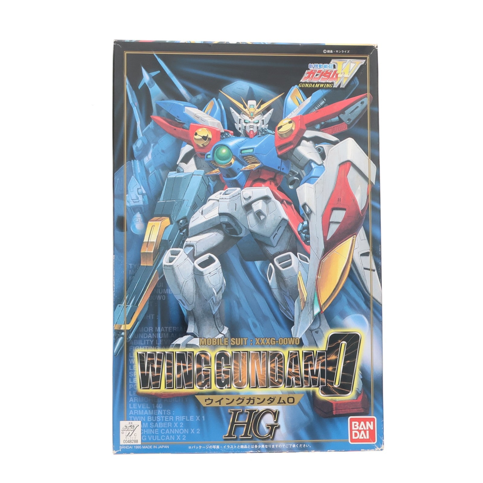 【中古即納】[PTM] HG 1/100 XXXG-00W0 ウイングガンダム0(ゼロ) 新機動戦記ガンダムW(ウイング) プラモデル バンダイ(20180529)