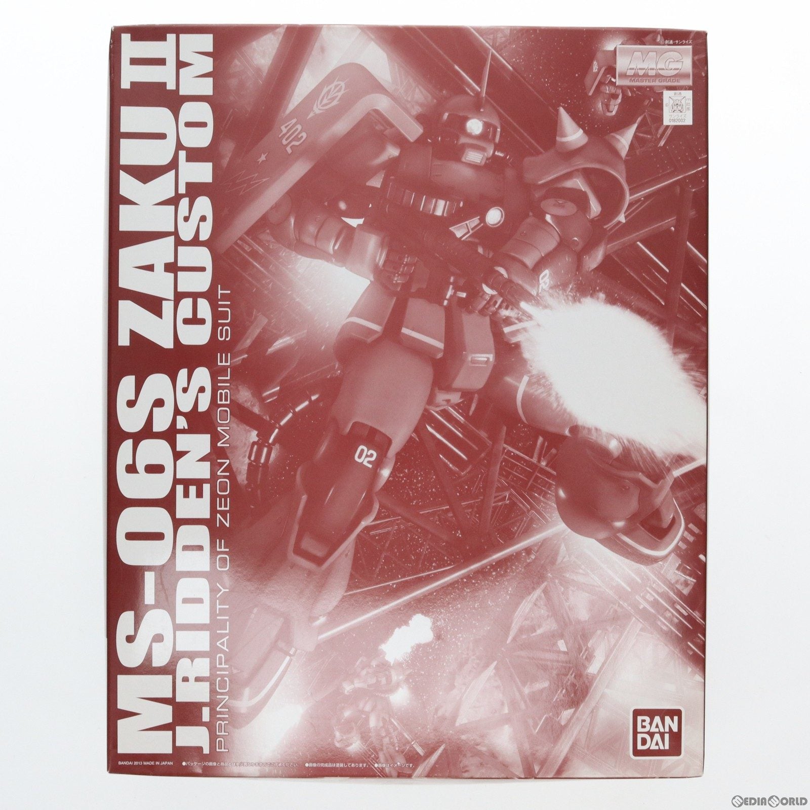 【中古即納】[PTM] プレミアムバンダイ限定 MG 1/100 MS-06S ジョニー・ライデン専用ザクII 機動戦士ガンダムMSV-R プラモデル(0182002) バンダイ(19991231)