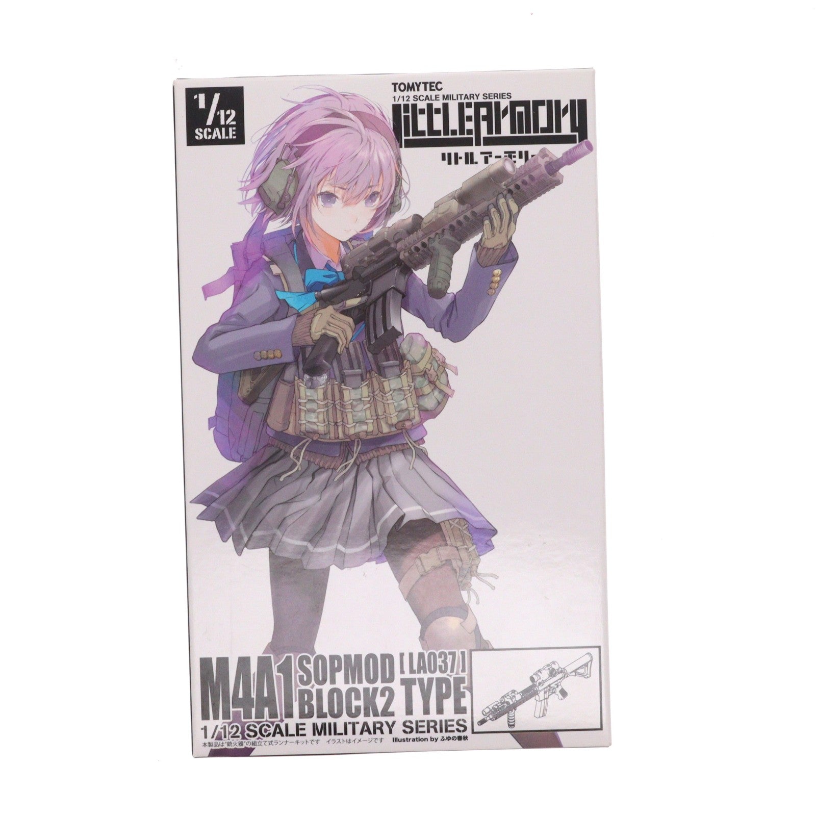 【中古即納】[PTM] (再々販) LittleArmory(リトルアーモリー) LA037 1/12 M4A1SOPMOD BLOCK2タイプ プラモデル(268604) TOMYTEC(トミーテック)(20250531)