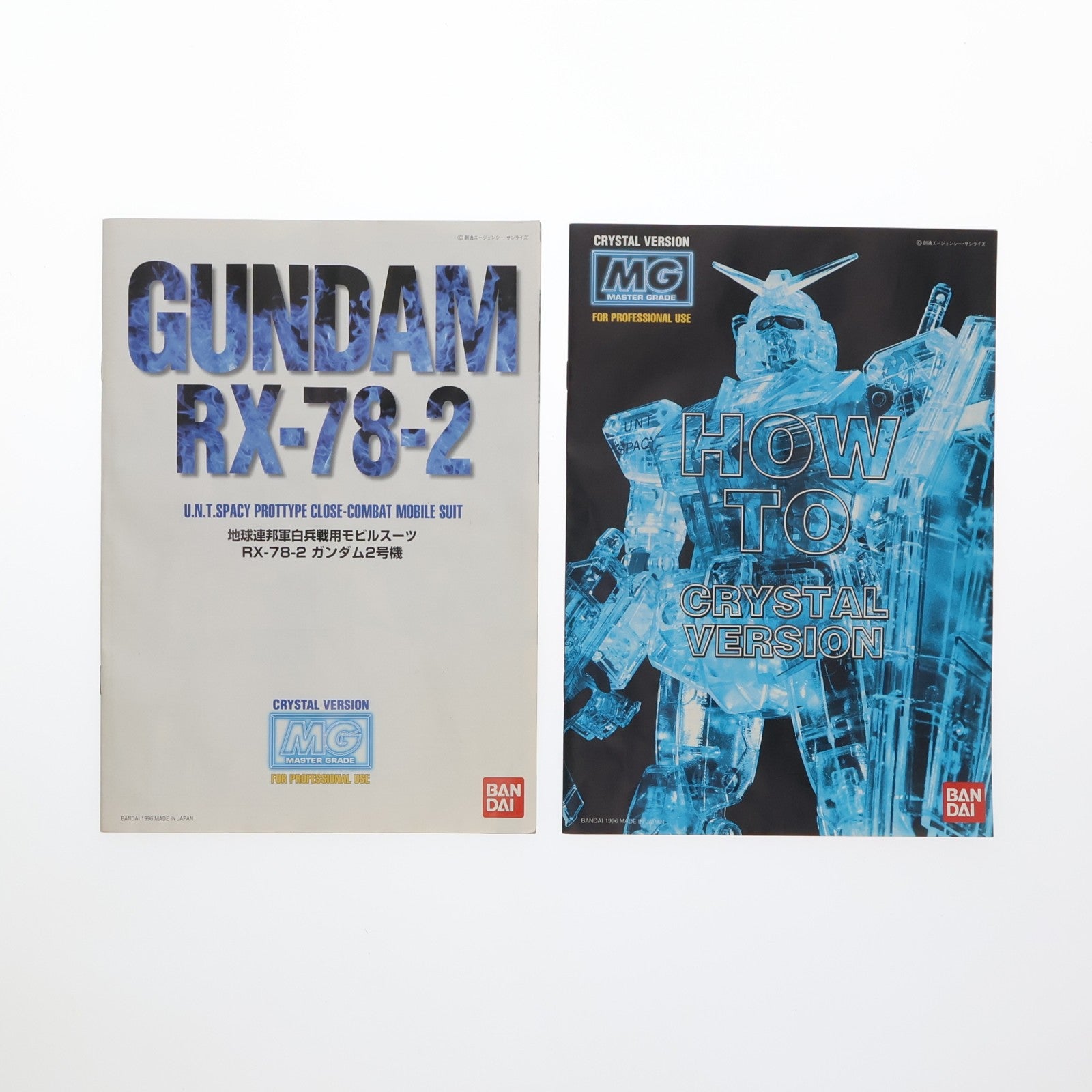 【中古即納】[PTM] MG 1/100 RX-78-2 ガンダム クリスタルバージョン 機動戦士ガンダム プラモデル(0055147) バンダイ(19961031)