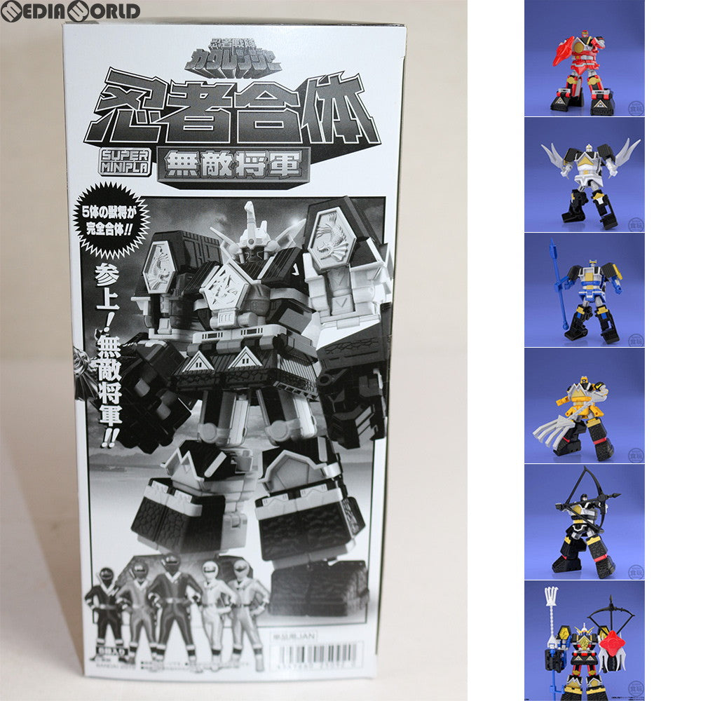 【中古即納】[PTM] (食玩) スーパーミニプラ 忍者合体 無敵将軍(5個入) 忍者戦隊カクレンジャー プラモデル バンダイ(20180924)