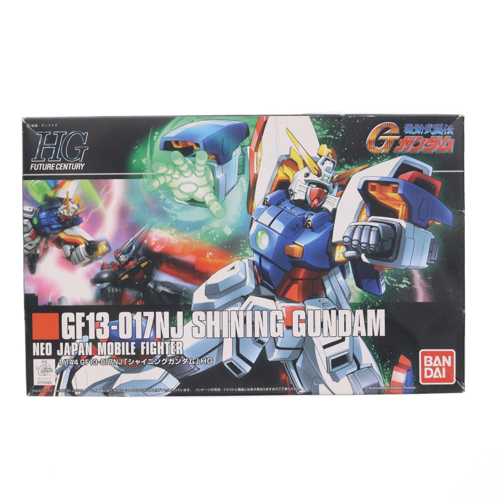 【中古即納】[PTM] HGFC 1/144 シャイニングガンダム 機動武闘伝Gガンダム プラモデル バンダイ(20180824)