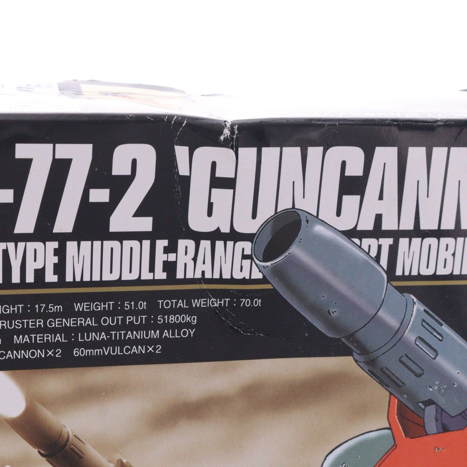 【中古即納】[PTM] HGUC 1/144 RX-77-2 ガンキャノン 機動戦士ガンダム プラモデル(0072918) バンダイ(20000917)