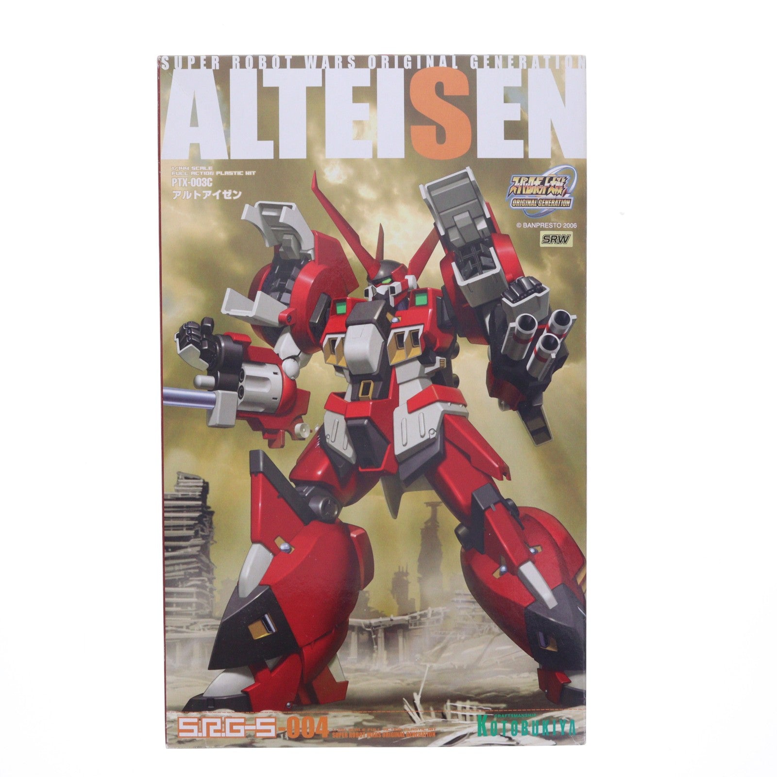 【中古即納】[PTM] S.R.G-S-004 1/144 PTX-003C アルトアイゼン スーパーロボット大戦OG ORIGINAL GENERATIONS(オリジナルジェネレーションズ) プラモデル(KP-11) コトブキヤ(20041231)