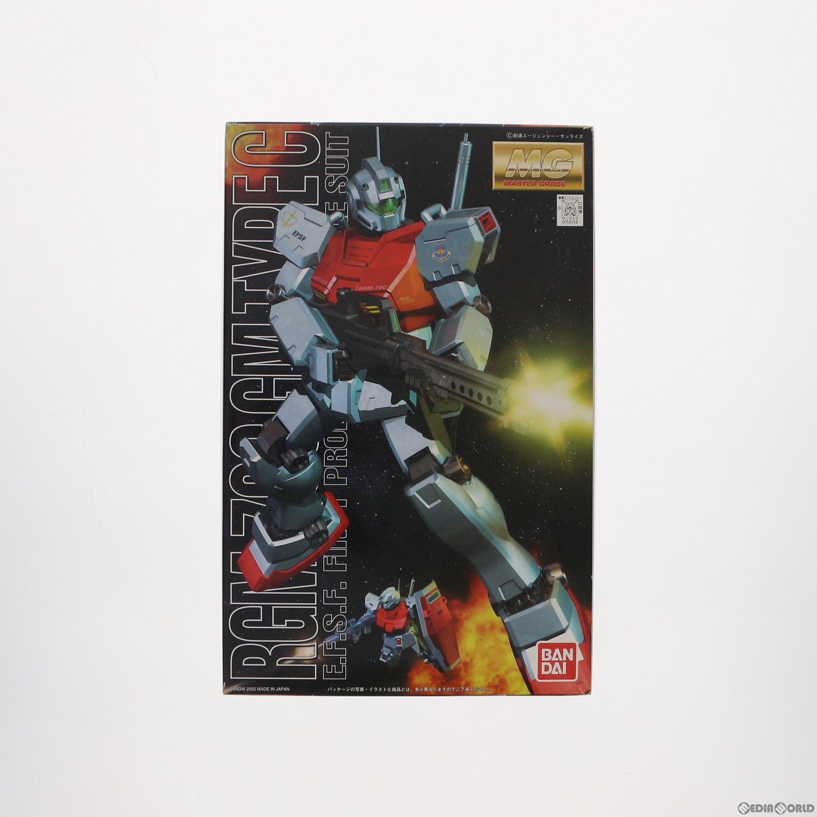 【中古即納】[PTM] MG 1/100 RGM-79C ジム改(スタンダードカラー) 機動戦士ガンダム0083 STARDUST MEMORY プラモデル(0114214) バンダイ(20021130)