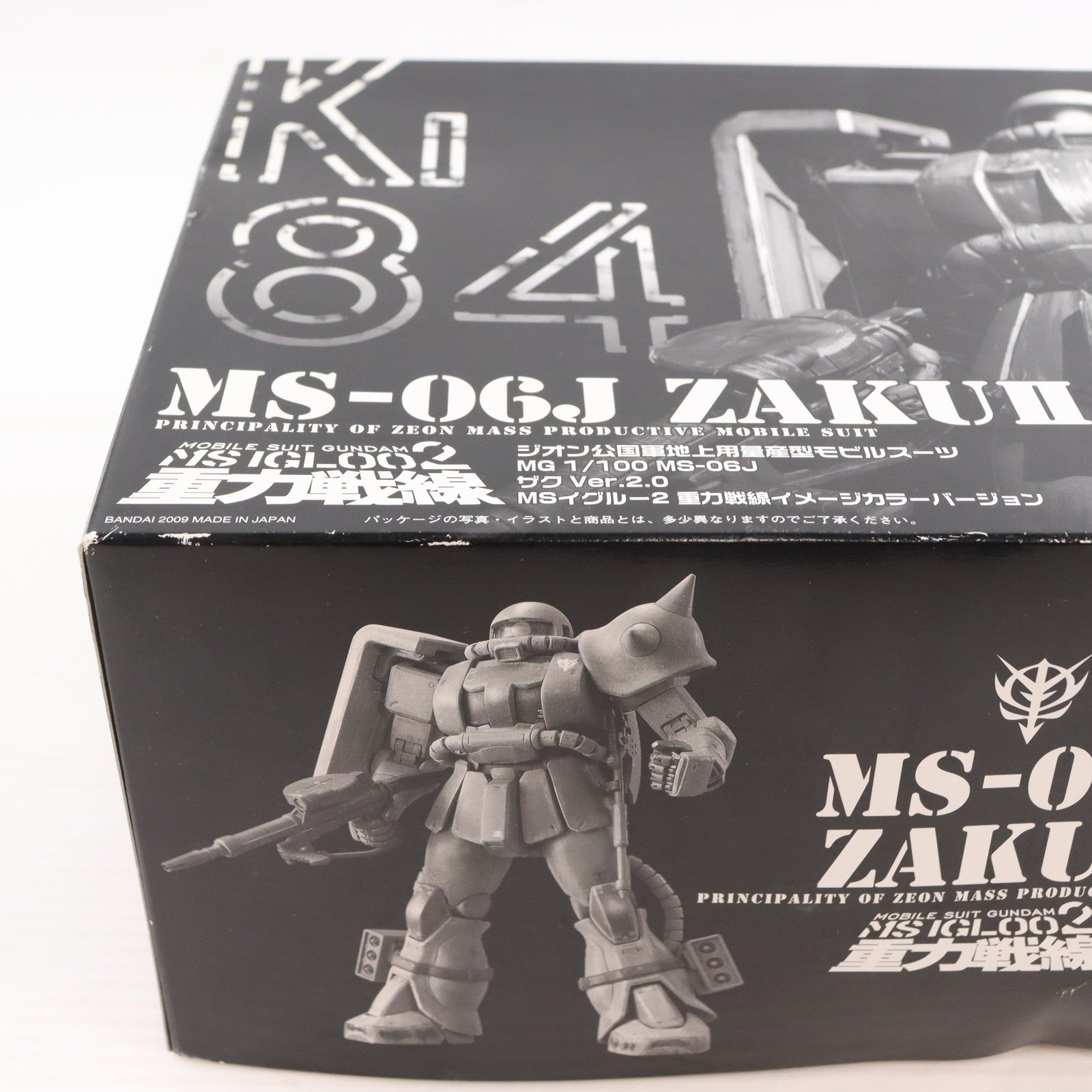 【中古即納】[PTM] MG 1/100 MS-06J ザク Ver.2.0 MSイグルー2 重力戦線イメージカラーバージョン 機動戦士ガンダム MSイグルー2 重力戦線 プラモデル(159053) バンダイ(20090731)