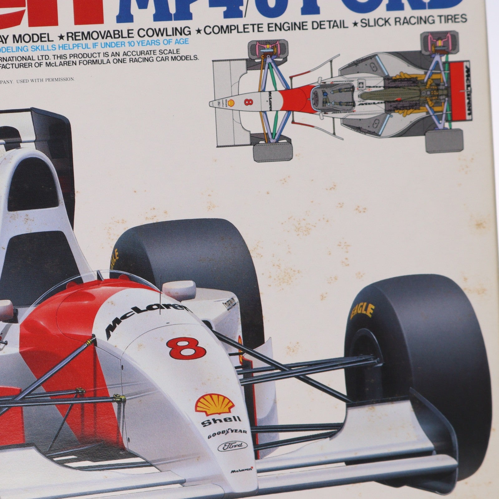 【中古即納】[PTM] グランプリコレクション No.39 1/20 マクラーレン MP4/8フォード プラモデル(20039) タミヤ(19991231)