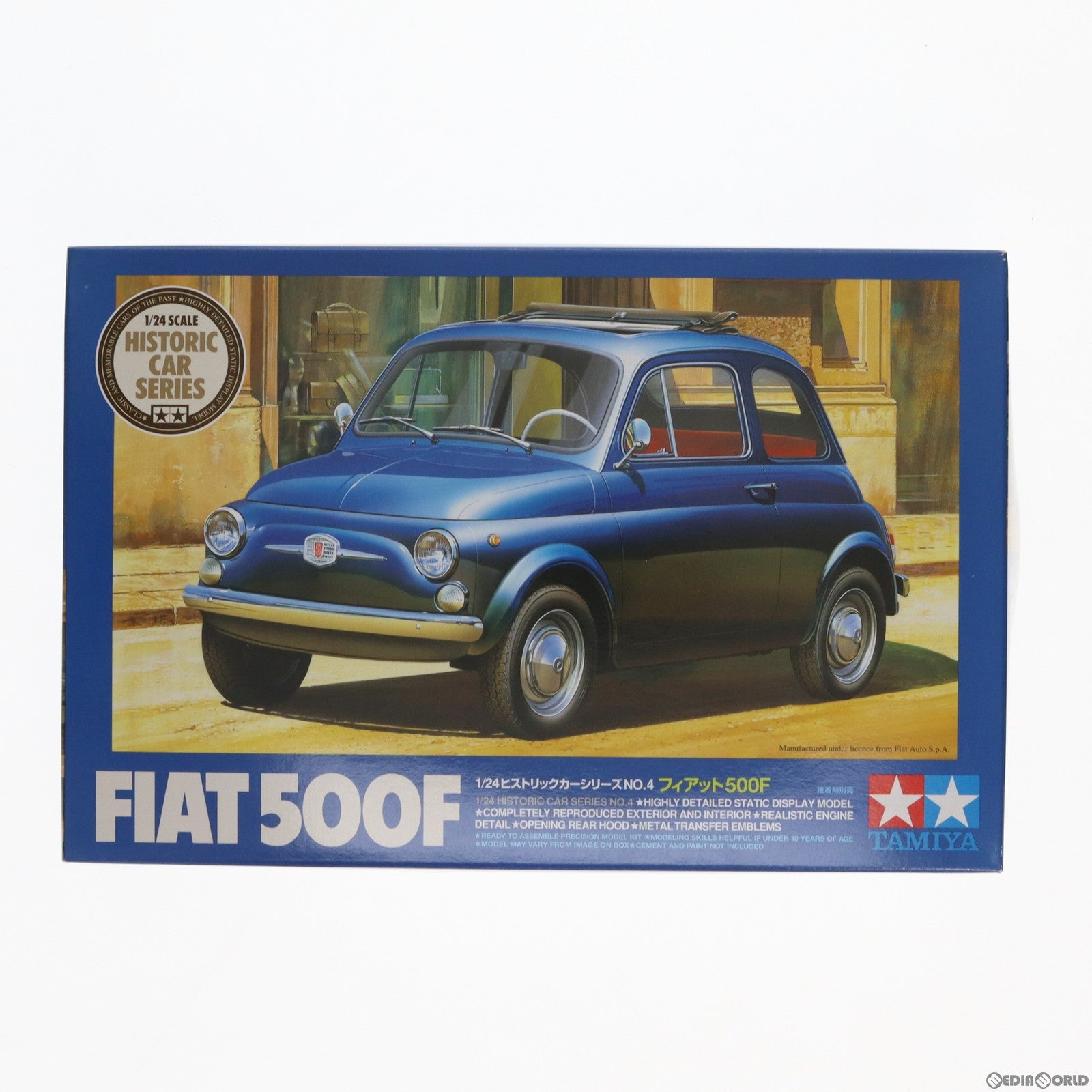 【中古即納】[PTM] ヒストリックカーシリーズ No.4 1/24 フィアット 500F プラモデル(89655) タミヤ(19991231)