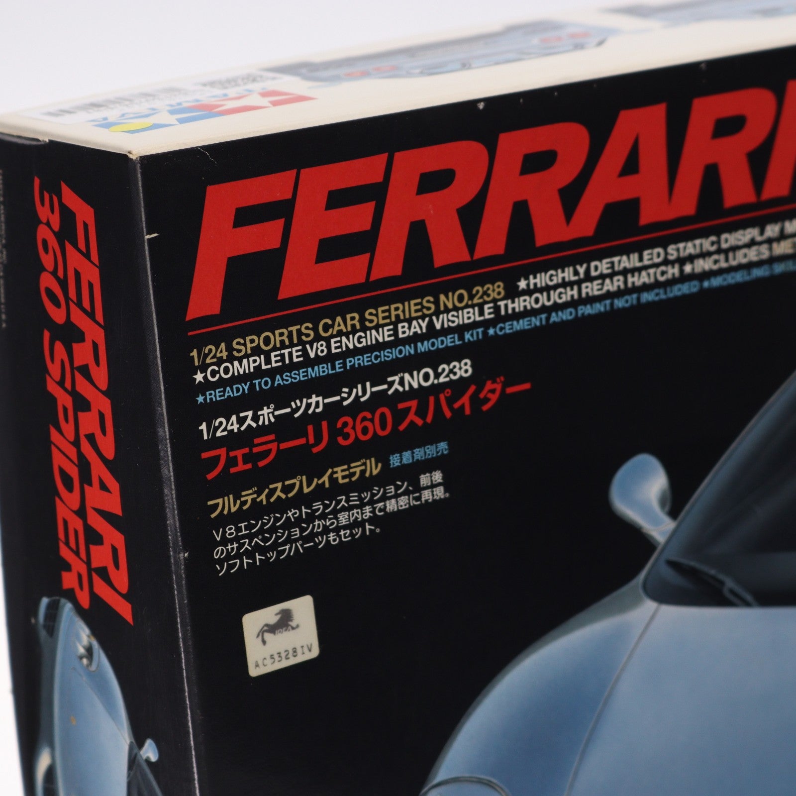 【中古即納】[PTM] スポーツカーシリーズ No.238 1/24 フェラーリ 360 スパイダー プラモデル(24238) タミヤ(20010930)