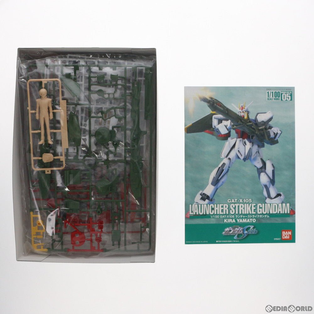 【中古即納】[PTM] 1/100 GAT-X105 ランチャーストライクガンダム 機動戦士ガンダムSEED(シード) シリーズNO.5 プラモデル バンダイ(20030320)