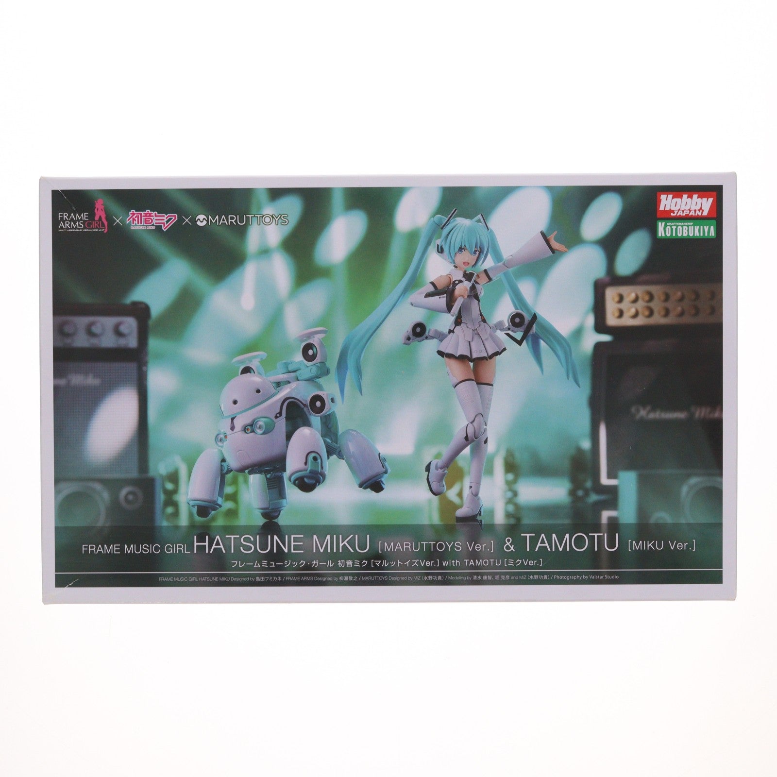【中古即納】[PTM] フレームミュージック・ガール 初音ミク[マルットイズVer.]with TAMOTU[ミクVer.] フレームアームズ・ガール VOCALOID(ボーカロイド) プラモデル(FG145) コトブキヤ(20221119)
