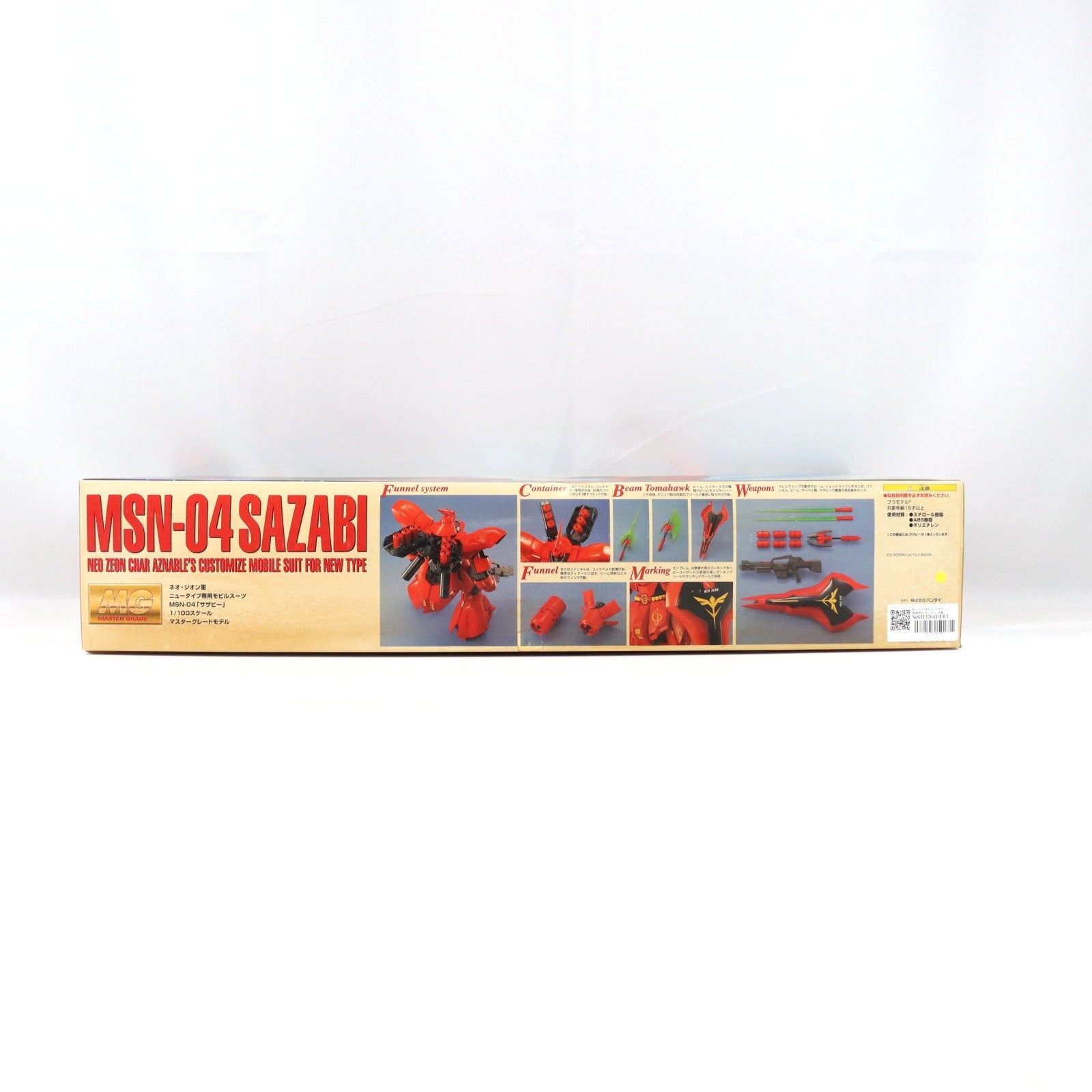 【中古即納】[PTM] MG 1/100 MSN-04 サザビー 機動戦士ガンダム 逆襲のシャア プラモデル(0077072) バンダイ(20170802)