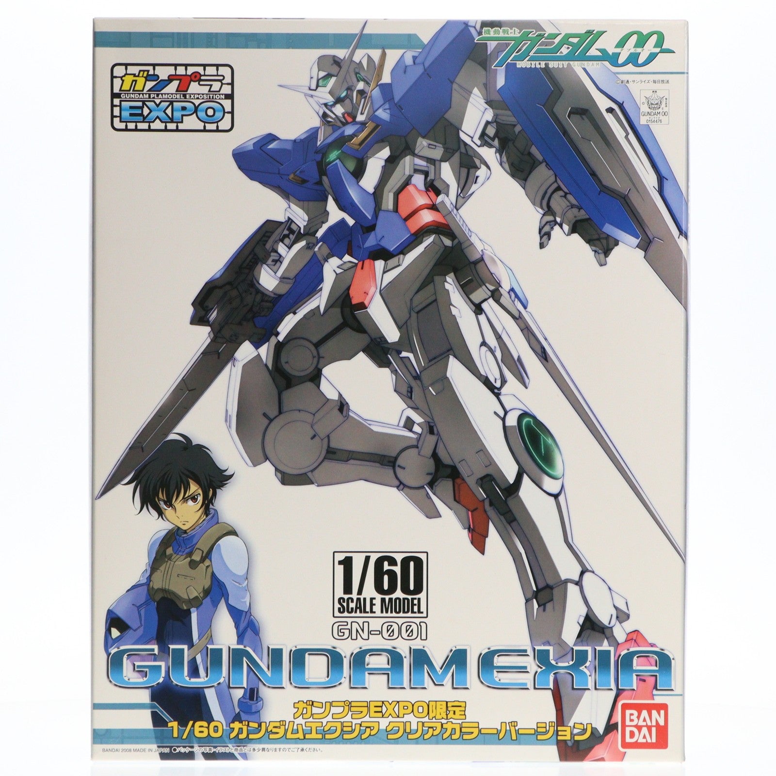 【中古即納】[PTM] ガンプラEXPO限定 1/60 GN-001 ガンダムエクシア クリアカラーVer. 機動戦士ガンダム00(ダブルオー) プラモデル バンダイ(20081231)