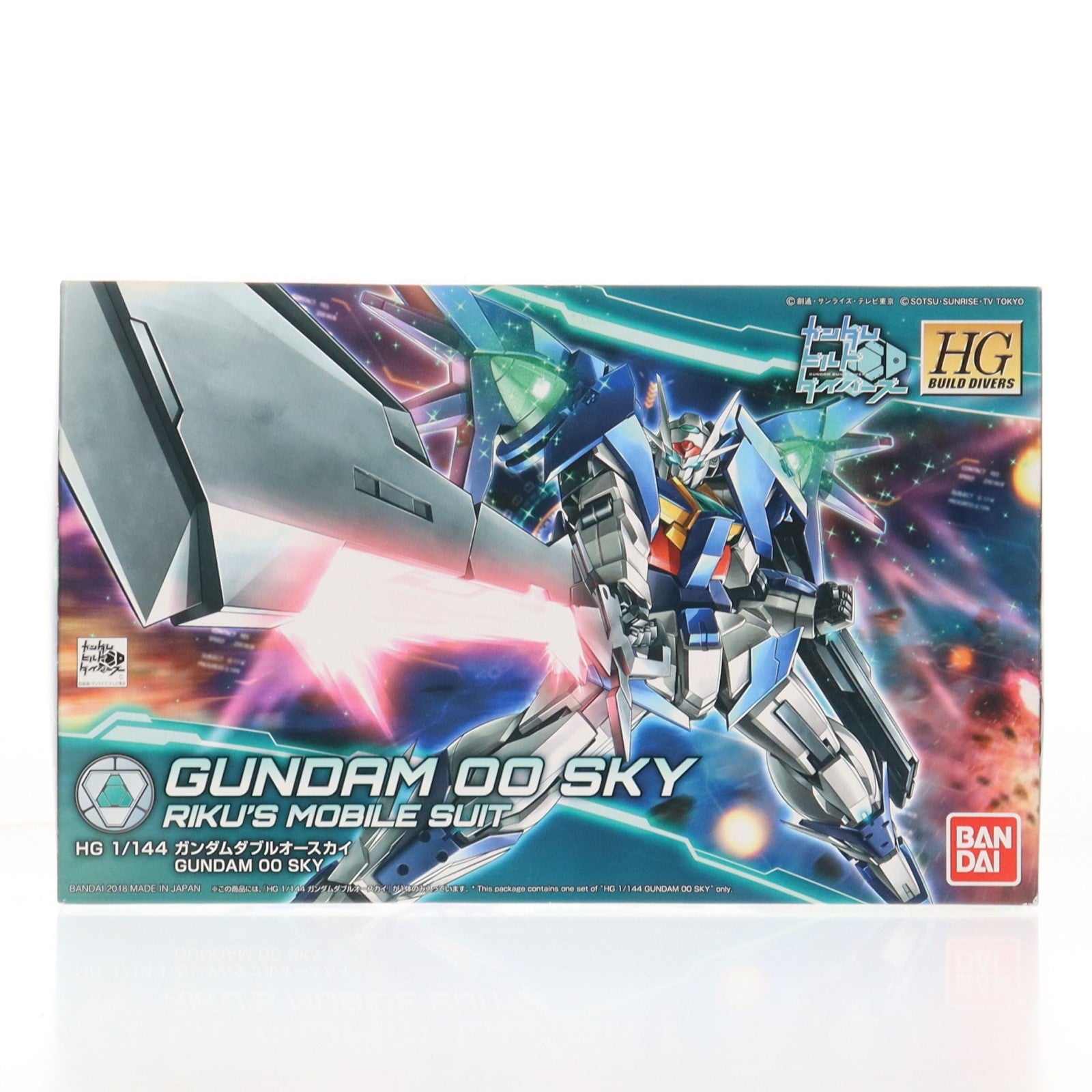 【中古即納】[PTM] HGBD 1/144 ガンダムダブルオースカイ ガンダムビルドダイバーズ プラモデル(2435132) バンダイスピリッツ(20190731)