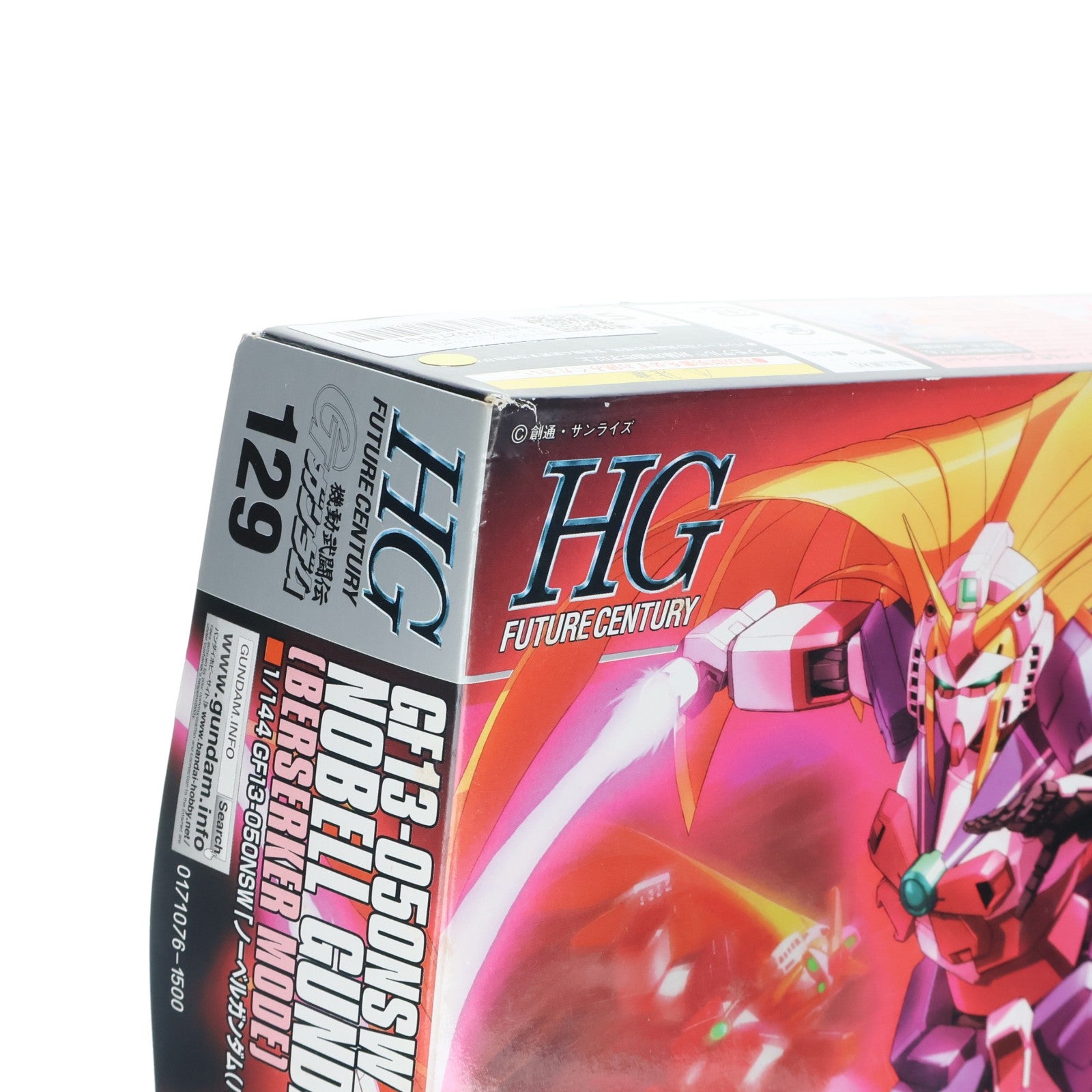 【中古即納】[PTM] HGFC 1/144 ノーベルガンダム バーサーカーモード 機動武闘伝Gガンダム プラモデル バンダイ(20180727)