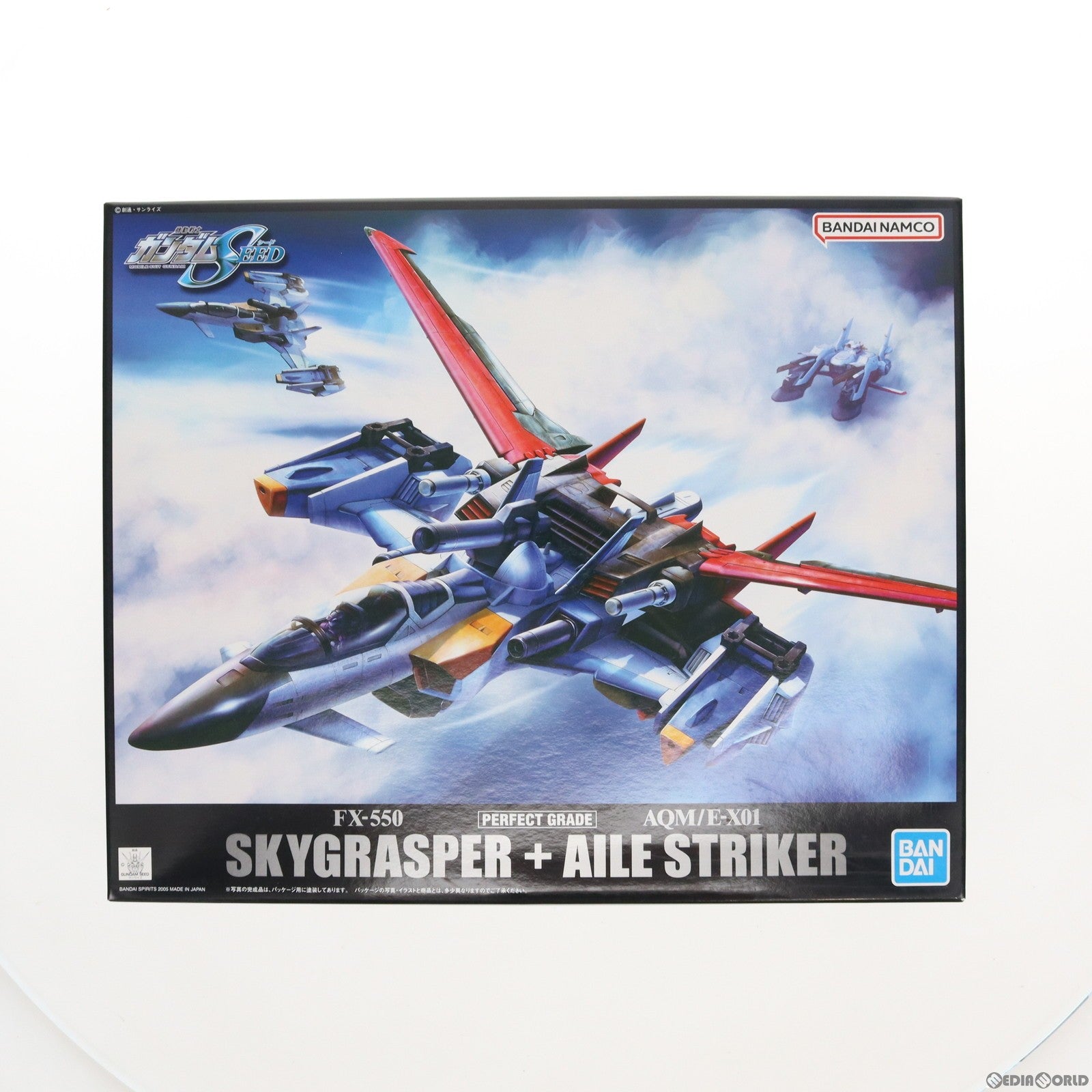 【中古即納】[PTM] PG 1/60 FX-550 スカイグラスパー+AQM/E-X01 エールストライカー 機動戦士ガンダムSEED(シード) プラモデル(5063055) バンダイスピリッツ(20220831)