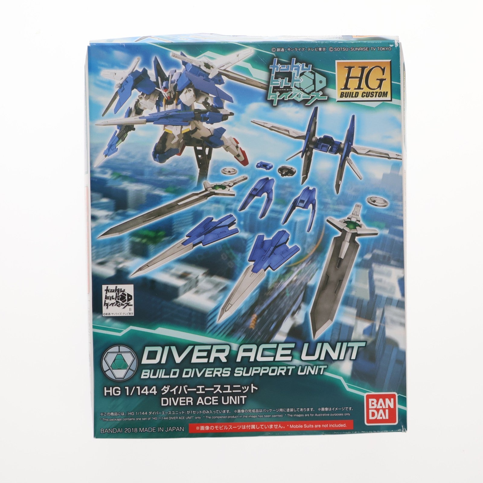 【中古即納】[PTM] HGBC 1/144 ダイバーエースユニット ガンダムビルドダイバーズ プラモデル バンダイ(20180629)