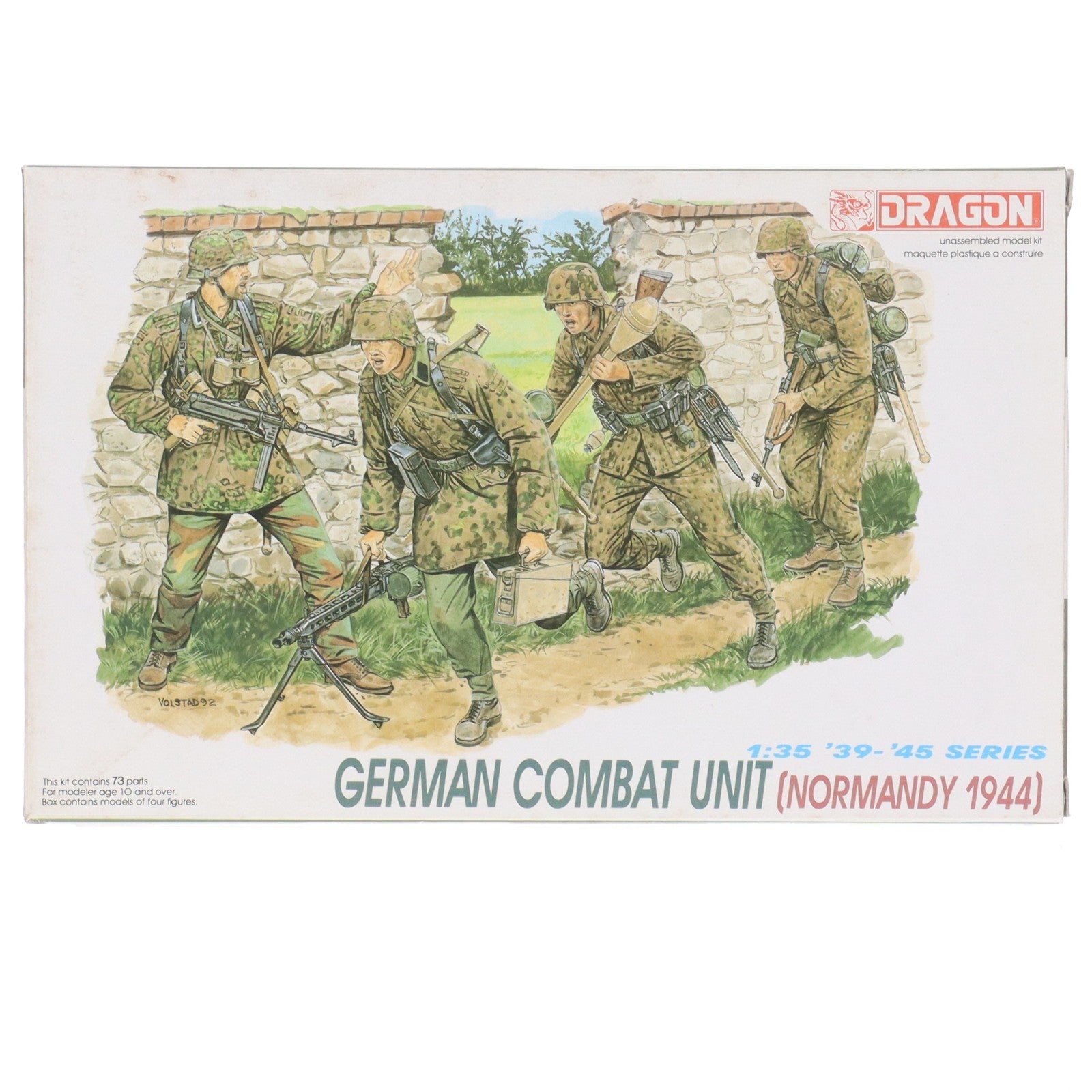 【中古即納】[PTM] '39-'45 SERIES 1/35 GERMAN COMBAT UNIT(NORMANDY 1944) プラモデル(6003) DRAGON(ドラゴン)(19991231)