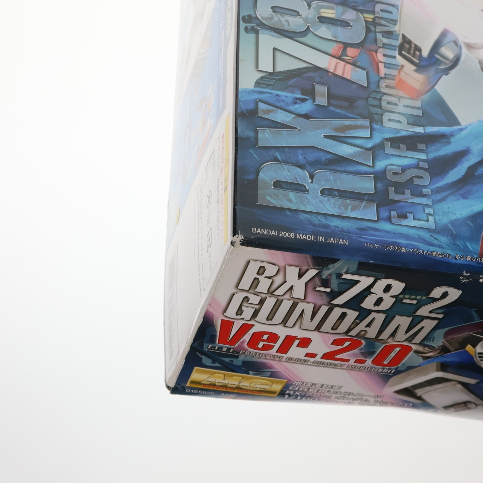 【中古即納】[PTM] MG 1/100 RX-78-2 ガンダム Ver.2.0 機動戦士ガンダム プラモデル(0155520) バンダイ(20080731)