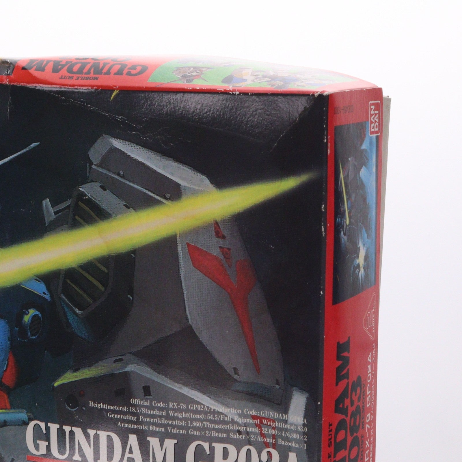 【中古即納】[PTM] 1/144 ガンダム RX-78 GP02A 機動戦士ガンダム0083 STARDUST MEMORY シリーズNo.2 プラモデル バンダイ(19991231)