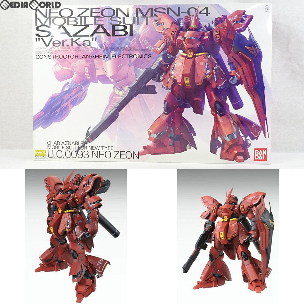 【中古即納】[PTM] MG 1/100 MSN-04 サザビー Ver.ka 機動戦士ガンダム 逆襲のシャア プラモデル(0185135) バンダイ(20180530)