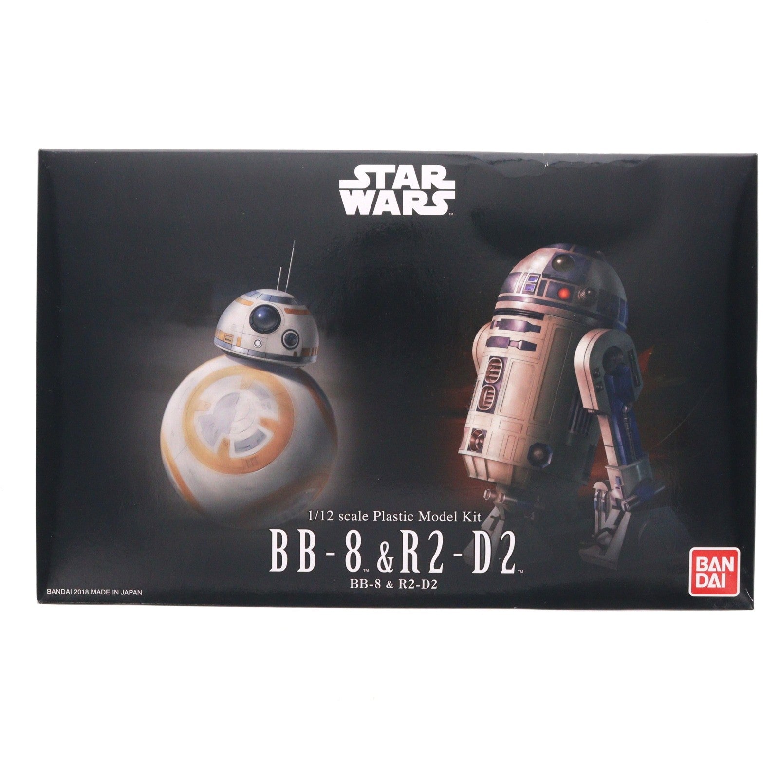 【中古即納】[PTM] 1/12 BB-8&R2-D2 STAR WARS(スター・ウォーズ) エピソード7/フォースの覚醒 プラモデル(203220) バンダイ(20171124)