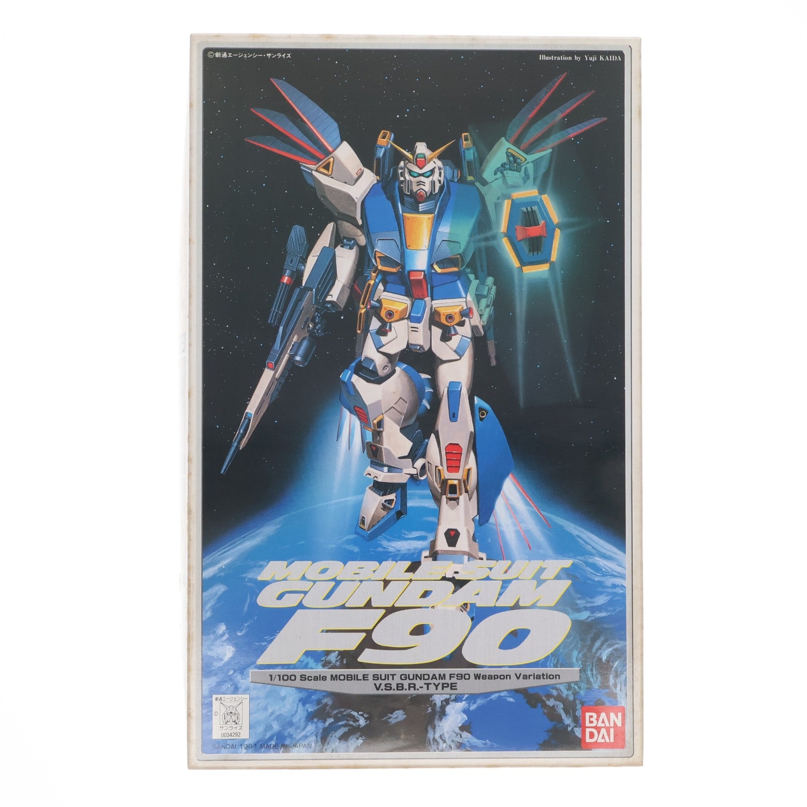 【中古即納】[PTM] 1/100 ガンダムF90-Vタイプ(新型火器試験仕様) 機動戦士ガンダムF90 プラモデル(0034292) バンダイ(20180228)