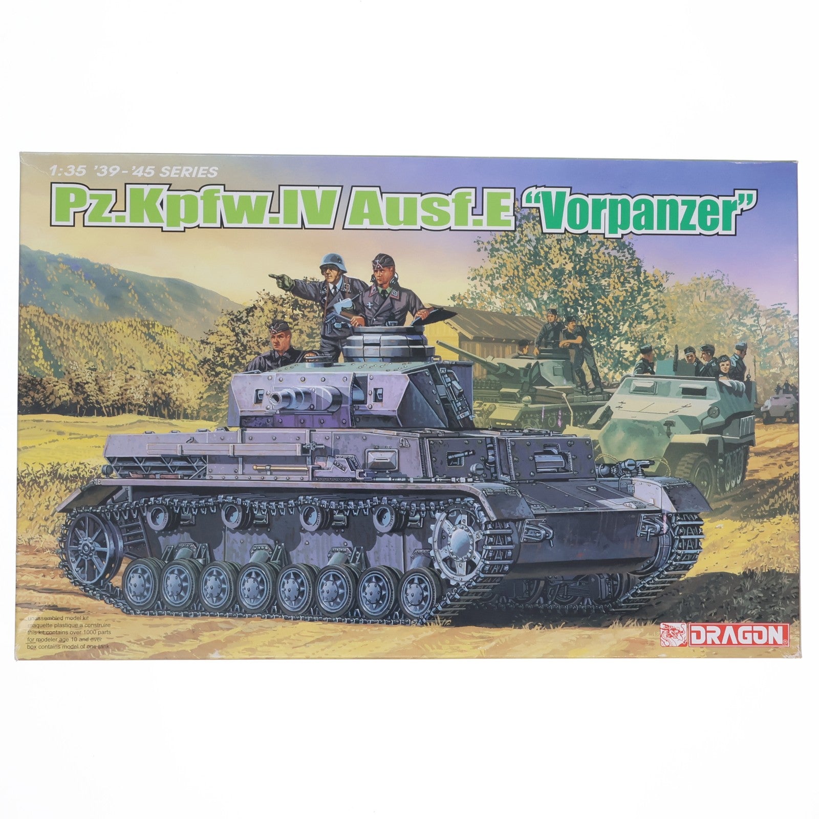 【中古即納】[PTM] '39-'45 SERIES 1/35 Pz.Kpfw.IV Ausf.E Vorpanzer -ドイツ軍IV号戦車 E型 増加装甲板付き ヴォルパンツァー- プラモデル(6301) DRAGON(ドラゴン)(20060131)
