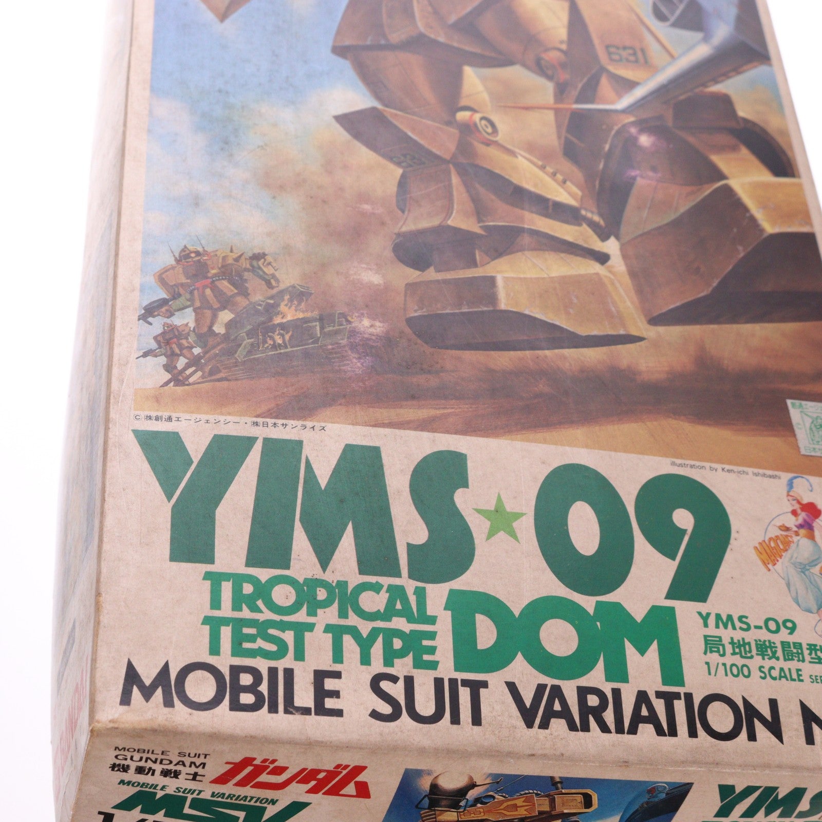 【中古即納】[PTM] 1/100 ドム YMS-09 局地戦闘型 TROPICAL TEST TYPE 機動戦士ガンダムMSV(モビルスーツバリエーション) No.16 プラモデル(501332) バンダイ(19831031)