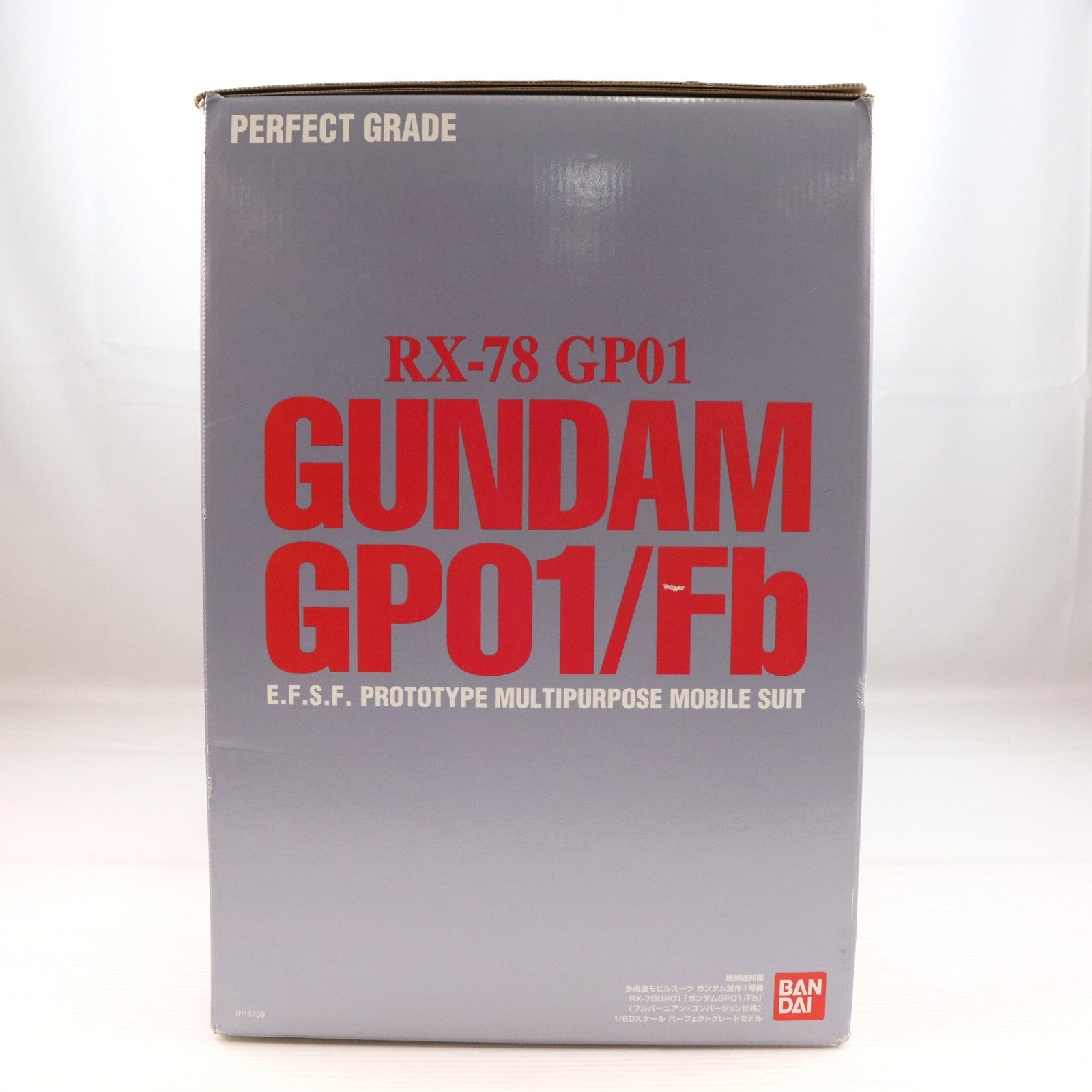 【中古即納】[PTM] PG 1/60 RX-78GP01/Fb RX-78ガンダムGP01/FB 機動戦士ガンダム0083 STARDUST MEMORY(スターダストメモリー) プラモデル(0116409) バンダイ(20031130)