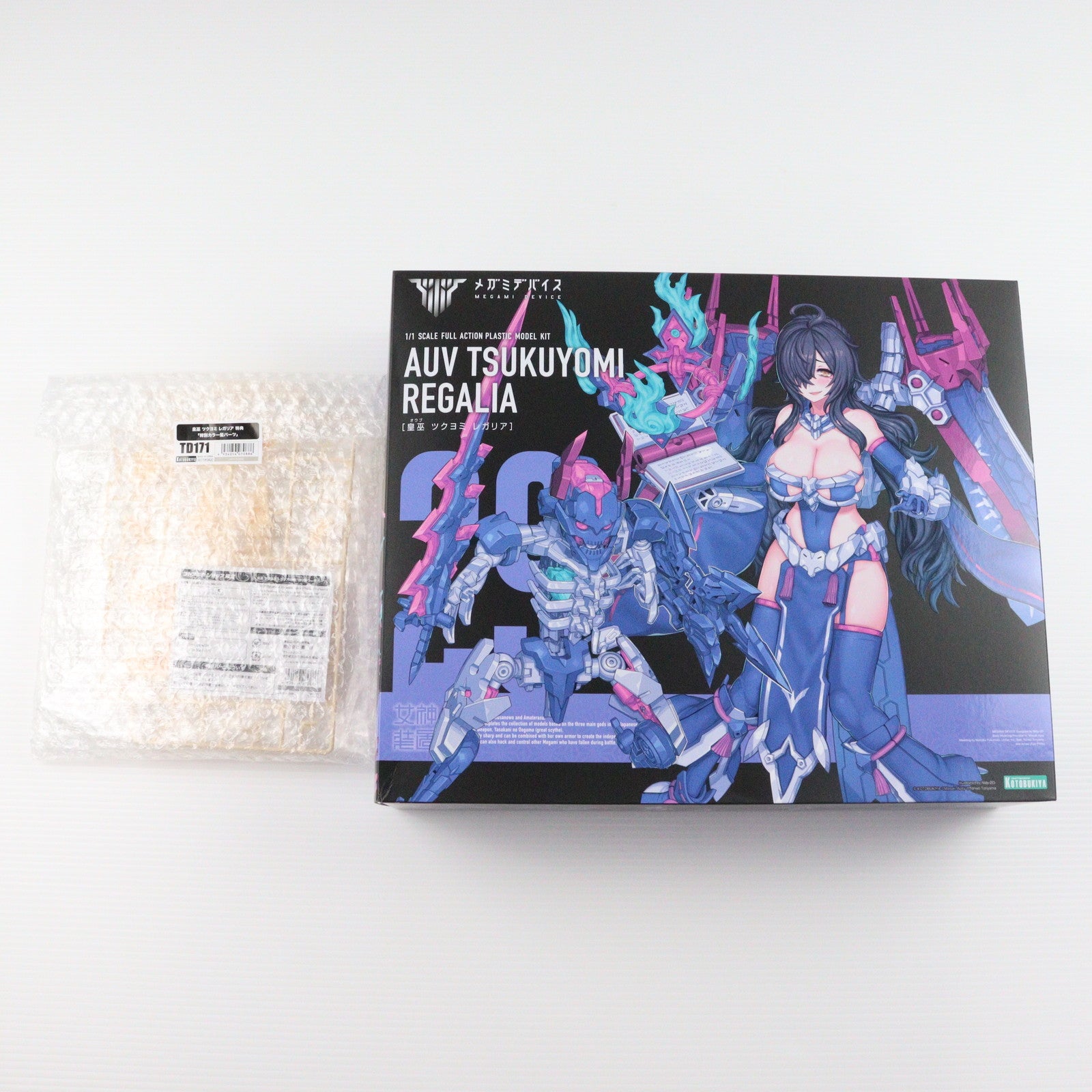 【中古即納】[PTM] コトブキヤショップ限定特典付属 メガミデバイス 1/1 皇巫(オウブ) ツクヨミ レガリア プラモデル(KP702) コトブキヤ(20250627)