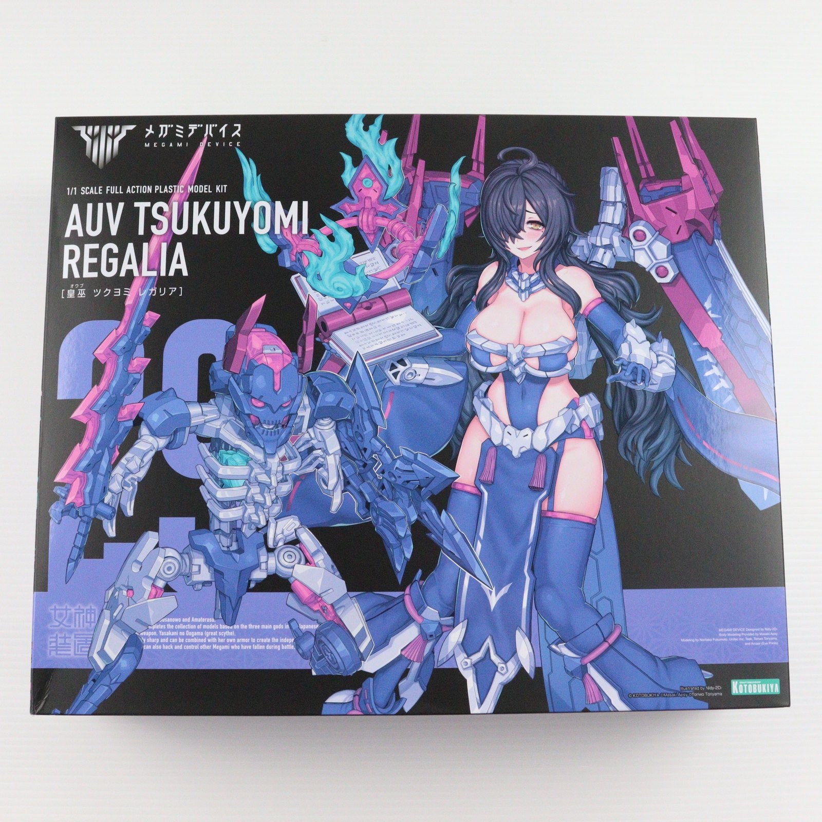 【中古即納】[PTM] コトブキヤショップ限定特典付属 メガミデバイス 1/1 皇巫(オウブ) ツクヨミ レガリア プラモデル(KP702) コトブキヤ(20250627)