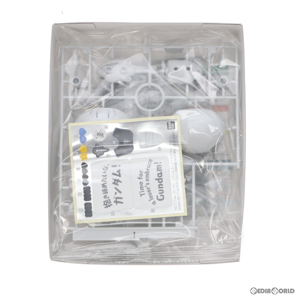 【中古即納】[PTM] HGPG 1/144 プチッガイ グラハム・エーカーホワイト&プラカード 機動戦士ガンダム00(ダブルオー) プラモデル(0222258) バンダイ(20171227)