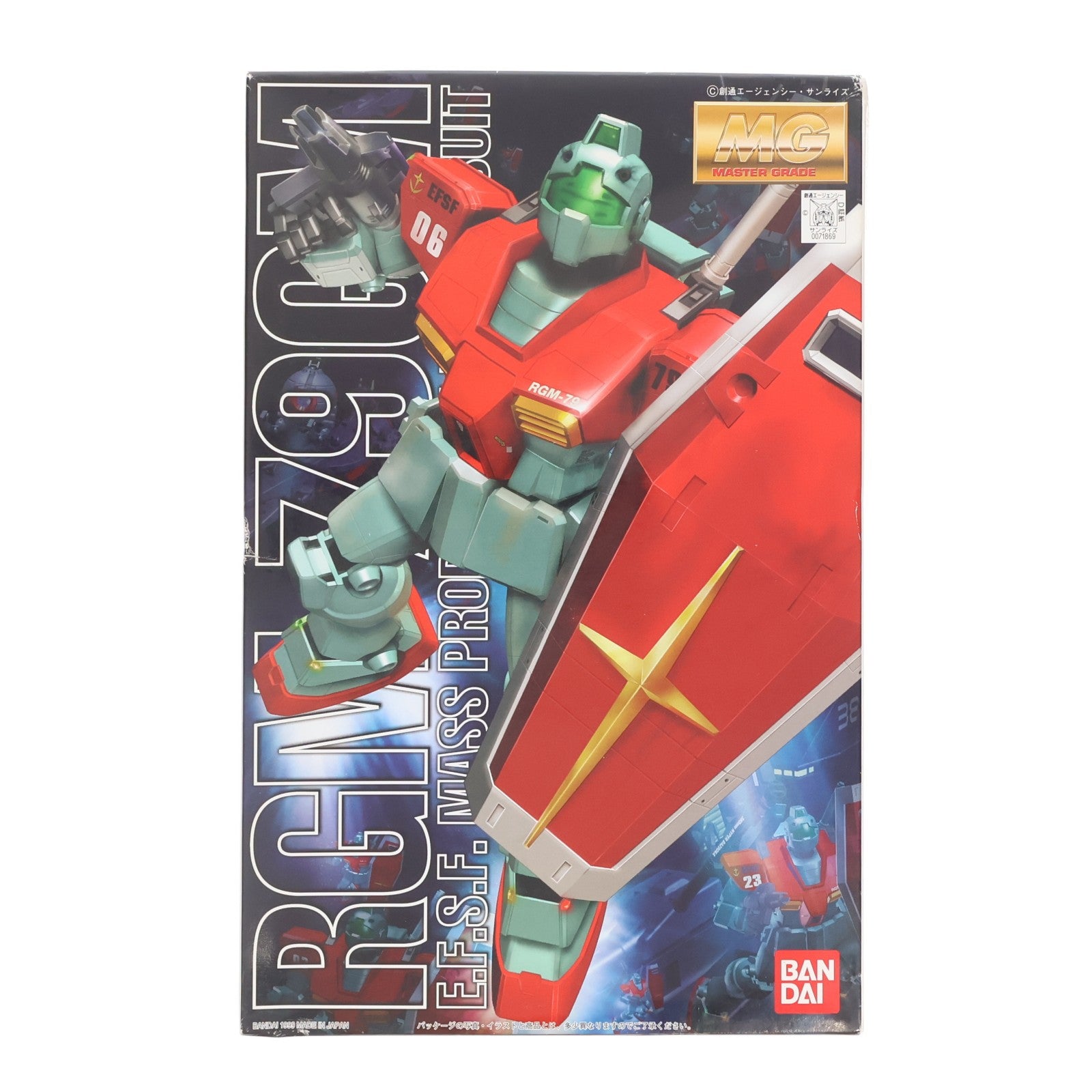 【中古即納】[PTM] MG 1/100 RGM-79 ジム 機動戦士ガンダム プラモデル(0071869) バンダイ(20170224)