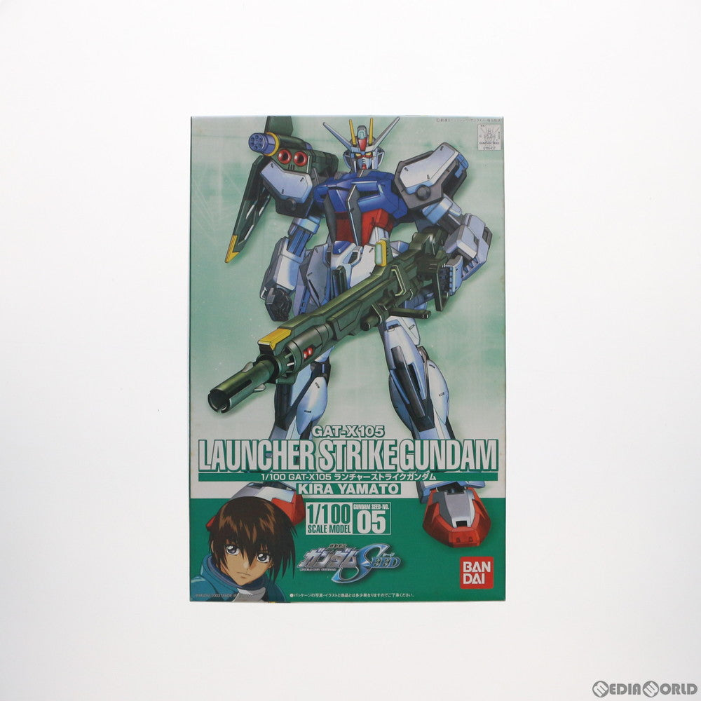【中古即納】[PTM] 1/100 GAT-X105 ランチャーストライクガンダム 機動戦士ガンダムSEED(シード) シリーズNO.5 プラモデル バンダイ(20030320)
