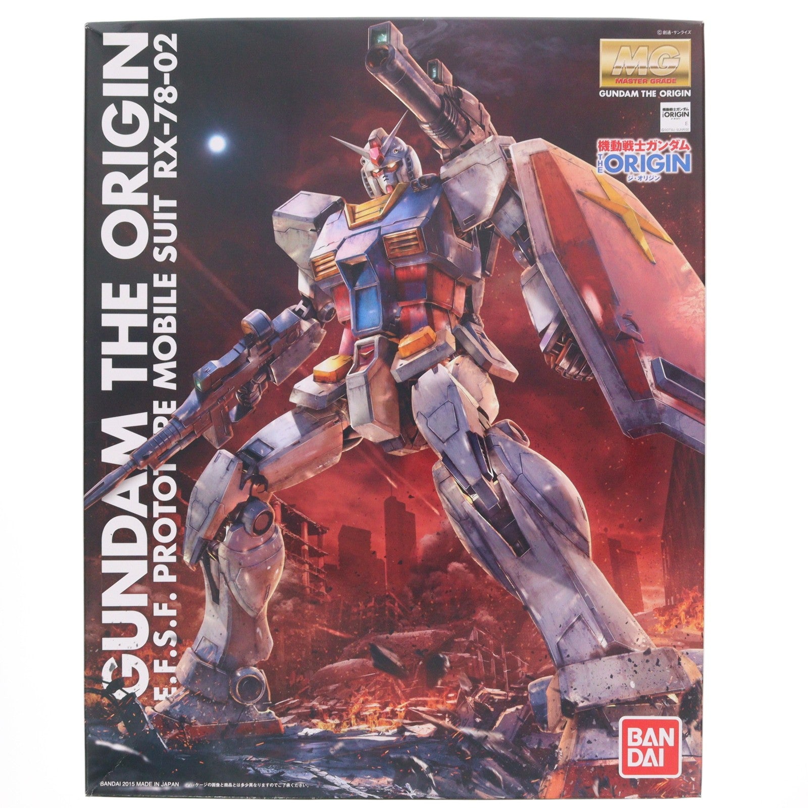 【中古即納】[PTM] MG 1/100 RX-78-02 ガンダム 機動戦士ガンダム THE ORIGIN(ジ・オリジン) プラモデル(0201314) バンダイ(20210615)