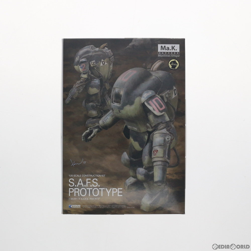 【中古即納】[PTM] 1/20 S.A.F.S.プロトタイプ マシーネンクリーガー プラモデル(MK-010) ウェーブ(WAVE)(20170630)