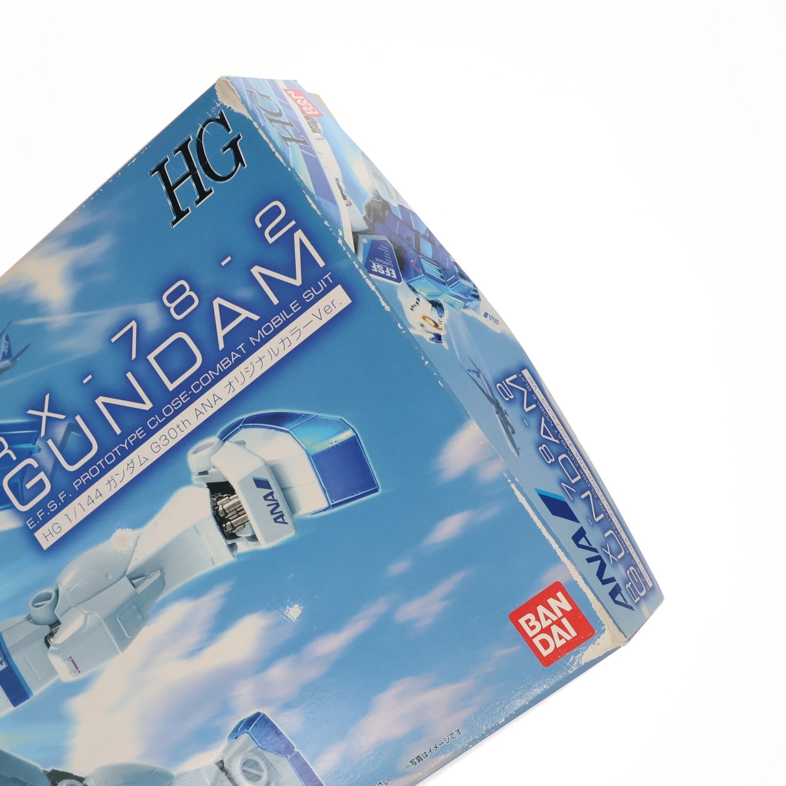 【中古即納】[PTM] HG 1/144 RX-78-2 ガンダム G30th ANAオリジナルカラーVer. 機動戦士ガンダム プラモデル ANA×ガンダム SKYプロジェクト搭乗者限定 バンダイ(20100701)