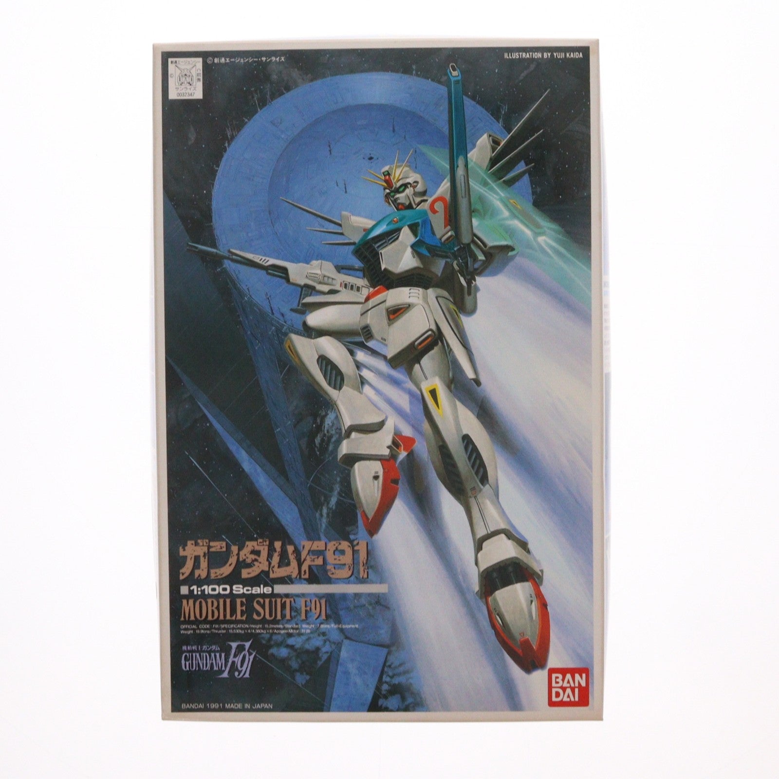 【中古即納】[PTM] 1/100 F91 ガンダムF91 機動戦士ガンダムF91 プラモデル(0032347) バンダイ(20180228)