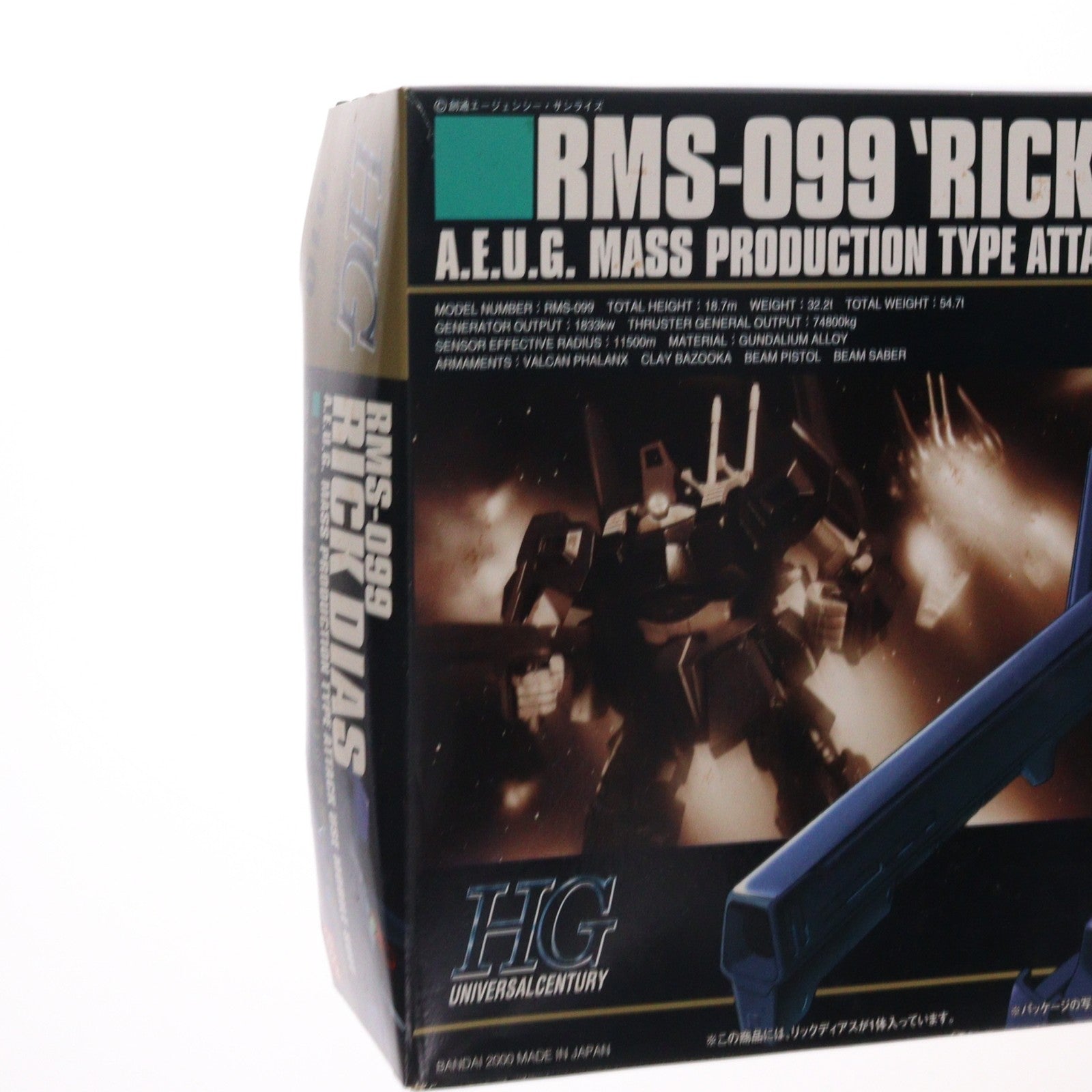 【中古即納】[PTM] HGUC 1/144 RMS-099 リックディアス 機動戦士Zガンダム プラモデル(0076369) バンダイ(20170428)