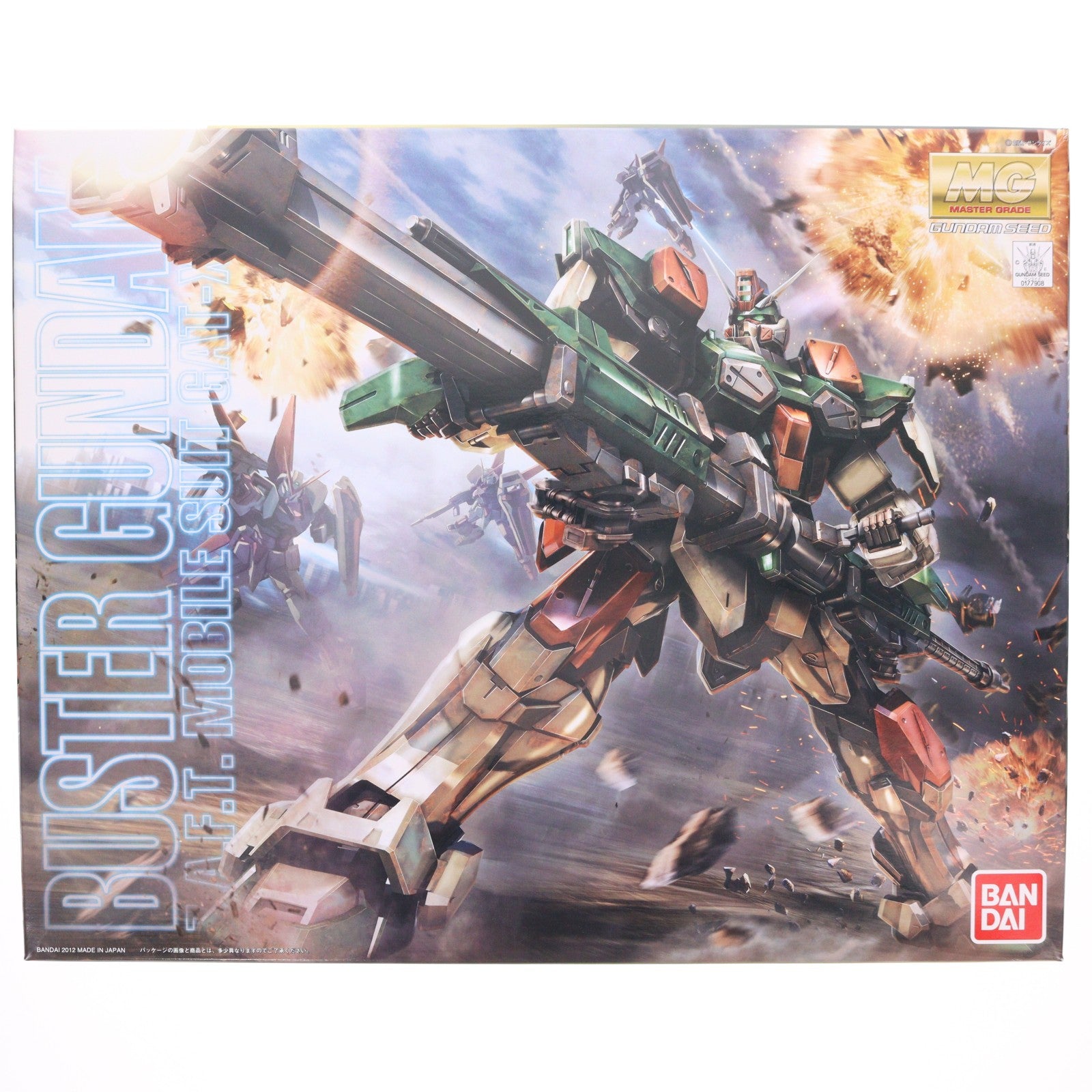 【中古即納】[PTM] MG 1/100 GAT-X103 バスターガンダム 機動戦士ガンダムSEED(シード) プラモデル(0177908) バンダイ(20200926)
