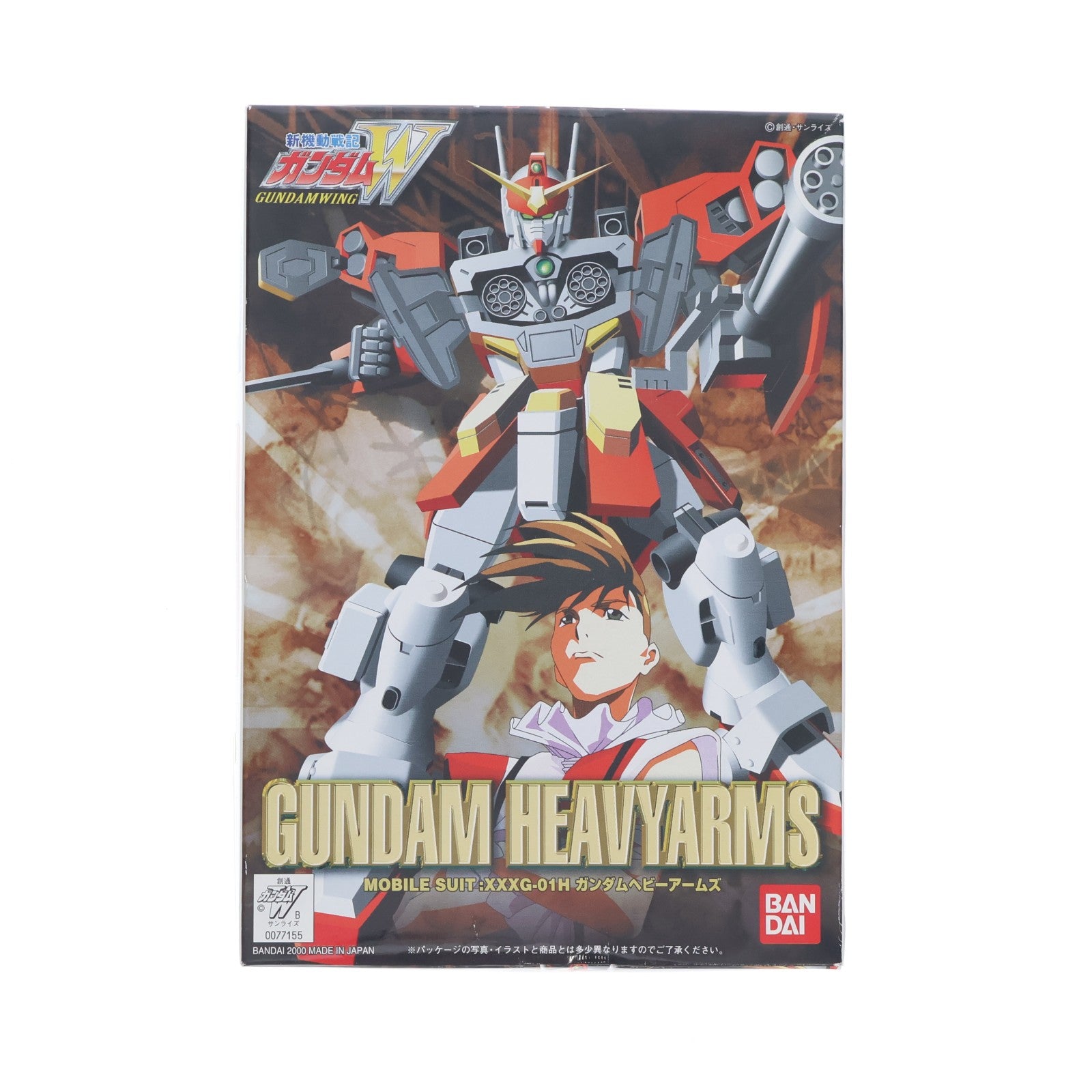 【中古即納】[PTM] 1/144 ガンダムヘビーアームズ 新機動戦記ガンダムW(ウイング) プラモデル(0077155) バンダイ(20070630)