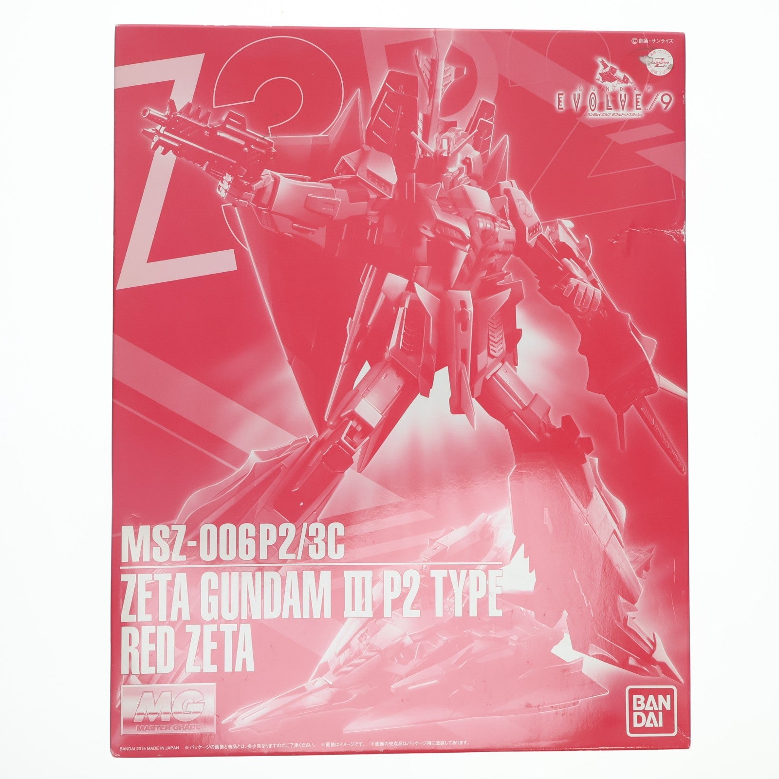 【中古即納】[PTM] プレミアムバンダイ限定 MG 1/100 MSZ-006P2/3C ゼータガンダム3号機P2型 レッド・ゼータ GUNDAM EVOLVE(ガンダム イボルヴ) プラモデル(0195686) バンダイ(20150630)