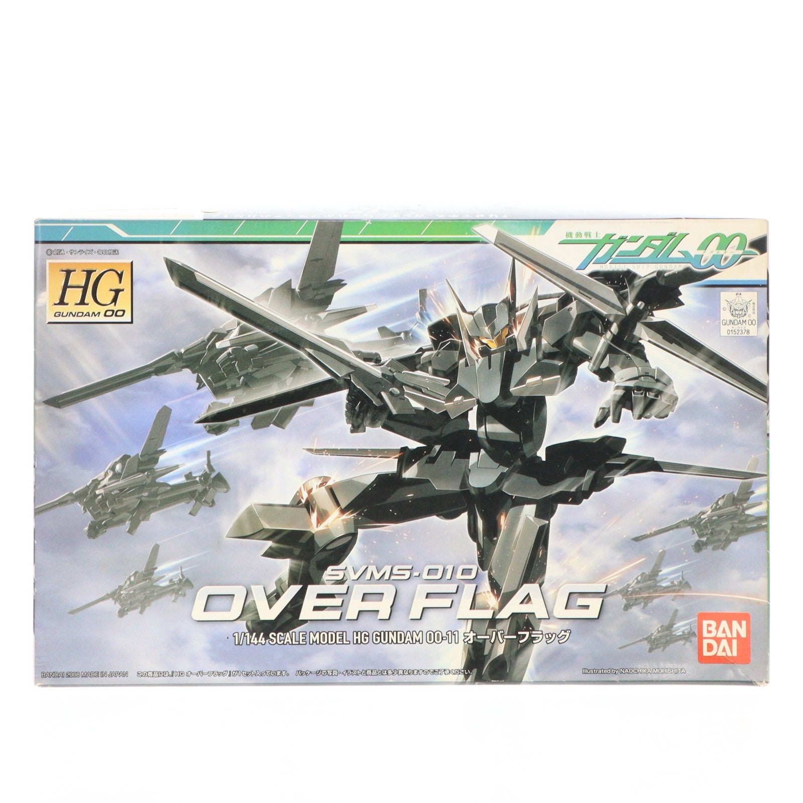 【中古即納】[PTM] HG 1/144 SVMS-010 オーバーフラッグ 機動戦士ガンダム00(ダブルオー) プラモデル(0152378) バンダイ(20080331)